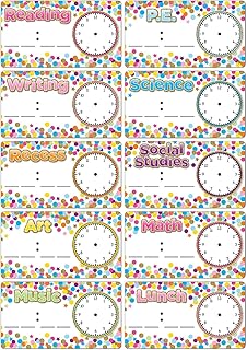 Ashley Productions Confetti Schedule Cards, Die-Cut Magnets, 10 Pieces (ASH19009)