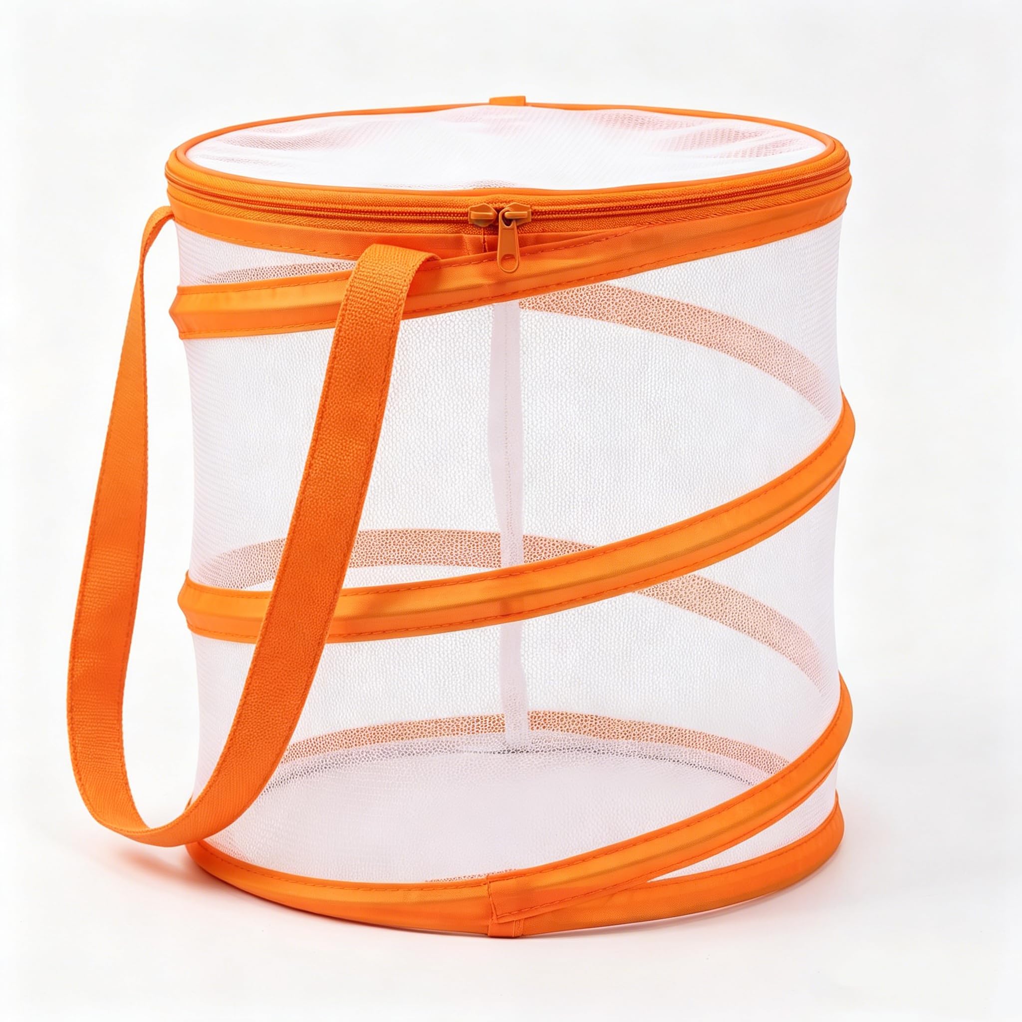 Mtbricey Butterfly Cage – Collapsible Bug Catcher Tent with Zip Lightweight Insect Habitat for Garden Outdoor Exploration & Nature Discovery (Red)