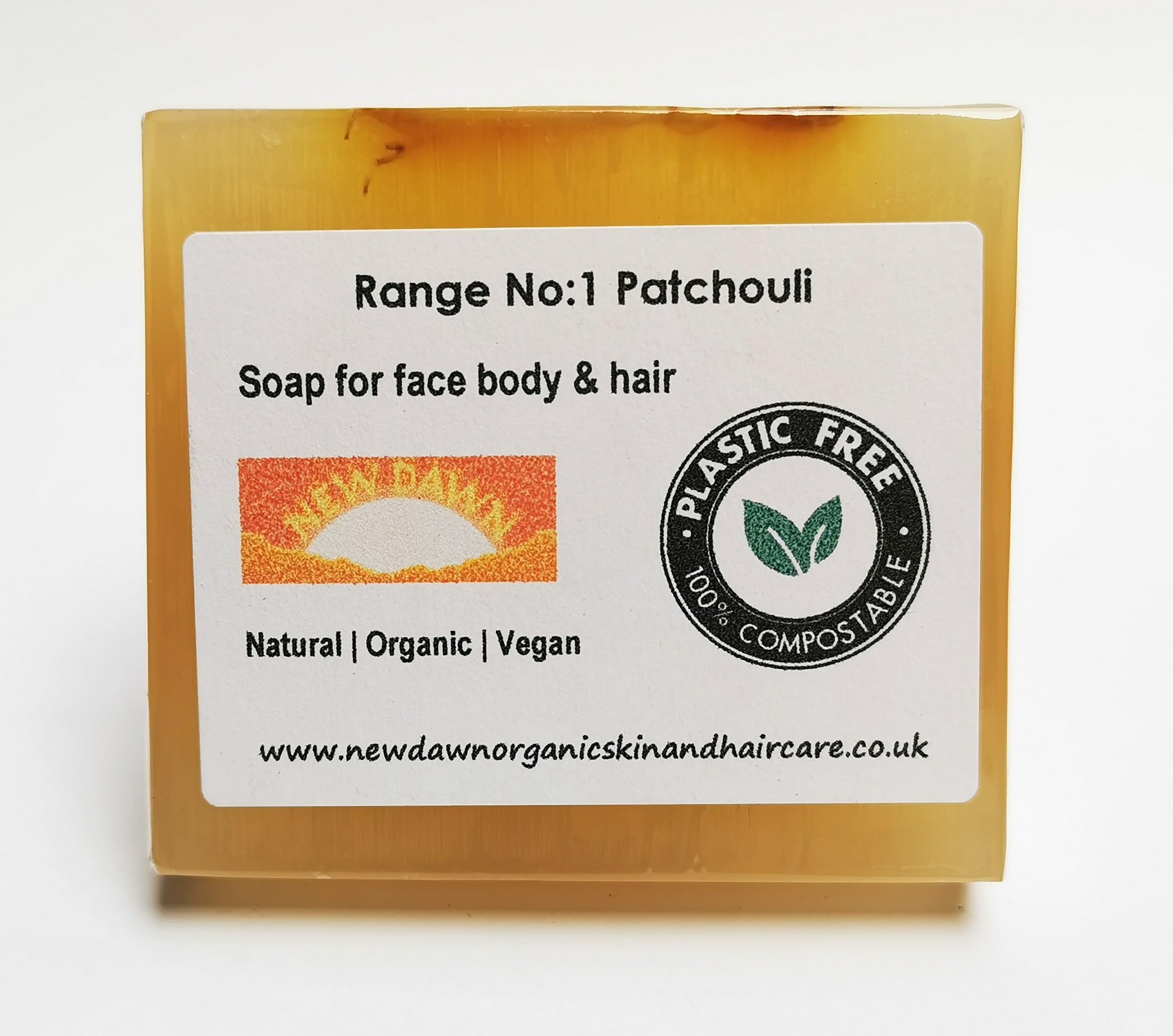 Handmade Natural Patchouli Soap Bar - Range No:1 - Acne, Acne Scar and Stretch Mark Removal and Relief, Anti Dandruff, Dreadlock Solid Shampoo - 75g[Amazon-developed Certification] Compact by Design