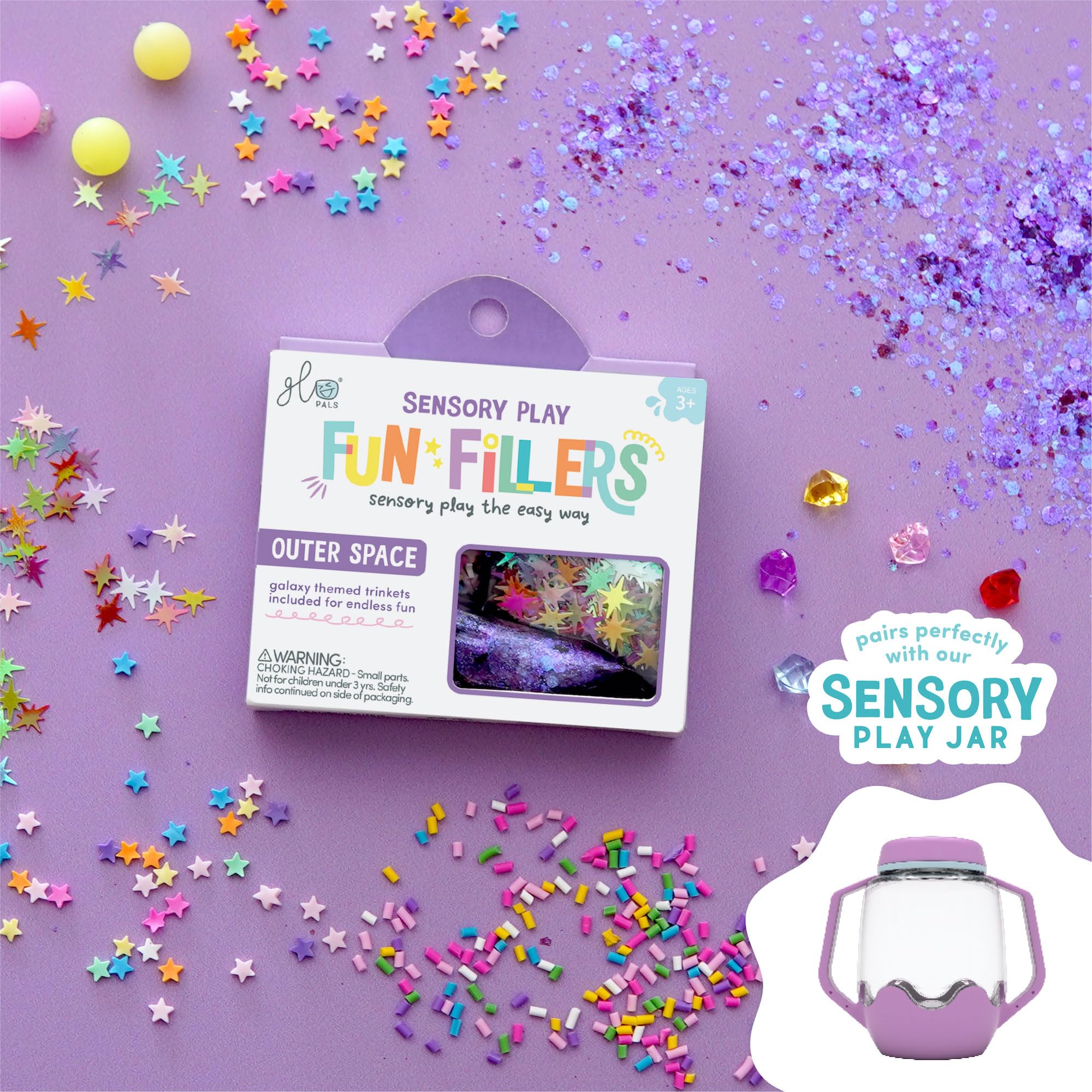 Glo Pals Fun Fillers Space Sensory Toy for Kids 3 + - Image 2