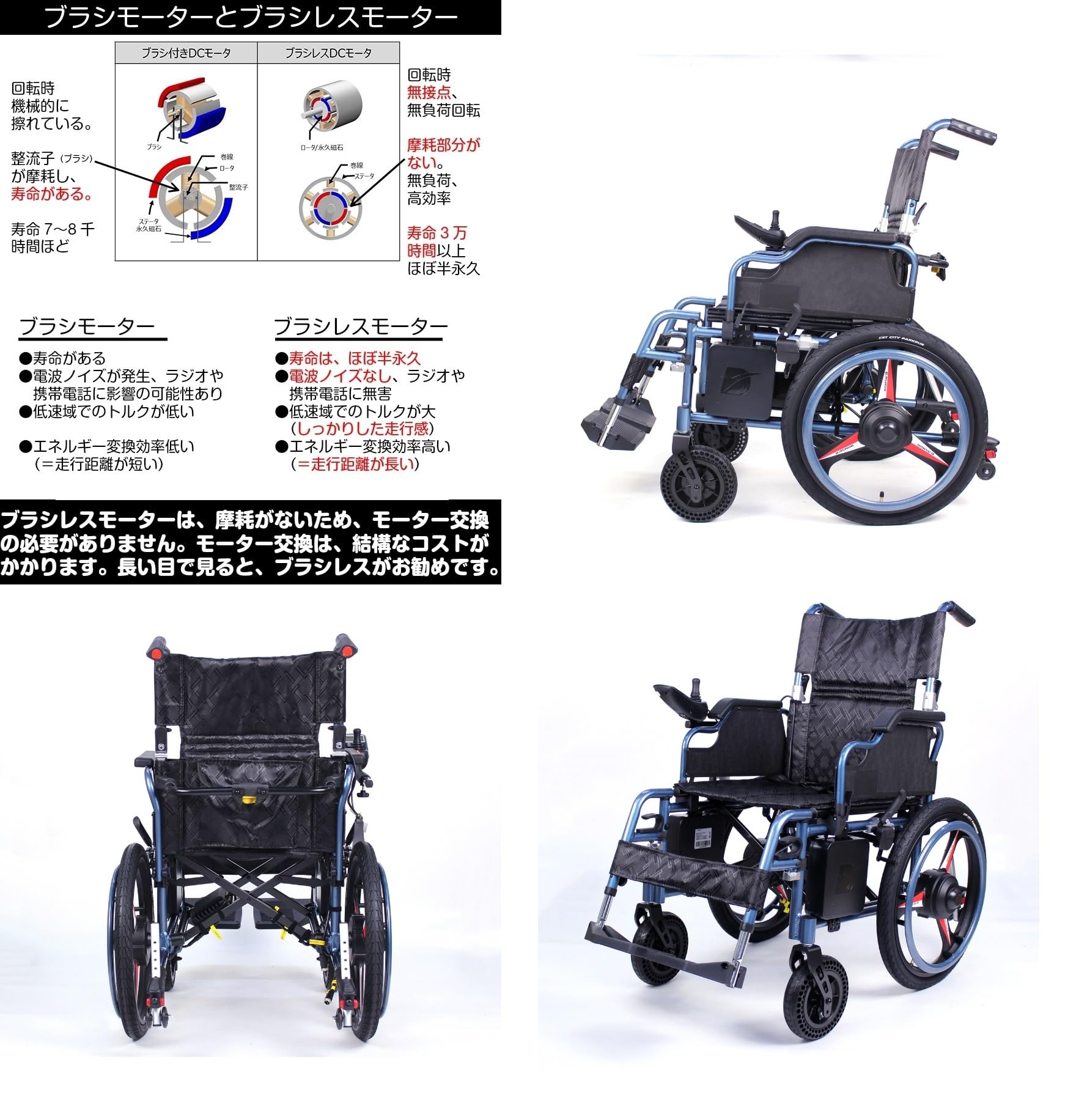 Amazon | ポルタス・ハイブリッド 電動車椅子 超距離対応 ダブル