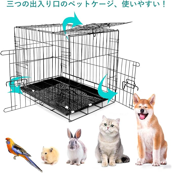 日本正規品 カントリーケージｍ 天井あり 木製犬用ケージ 小型犬用 中型犬用 パイン材 手作り キャスター付 折り畳み式 手作り ハンドメイド おしゃれ かわいい ゲージ ケージ ハウス 犬小屋 檻 サークル 日本製 高級感 Rajwadikathiyawadi Com