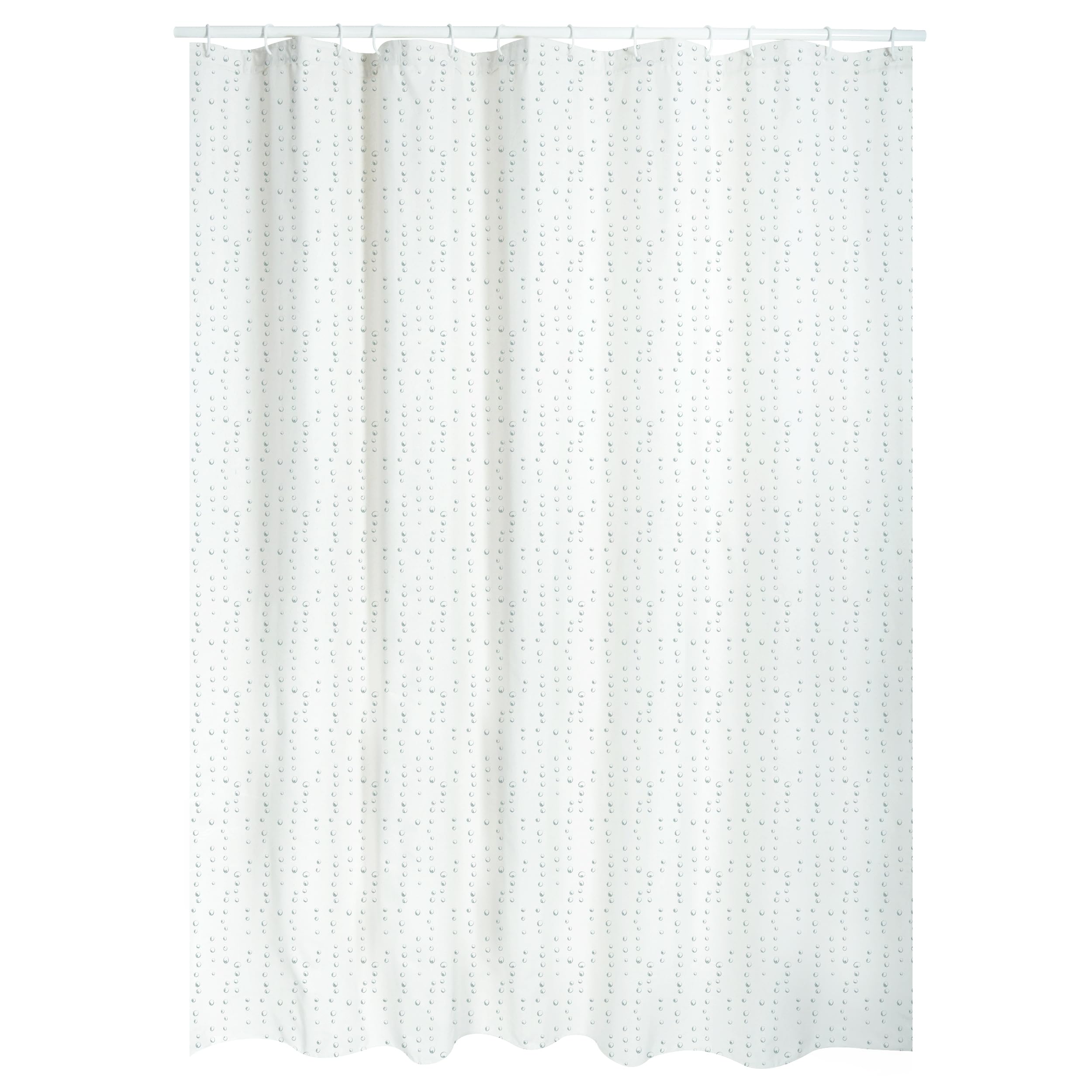 Rideau de douche 180x200 Spirella Wet blanc imperméable