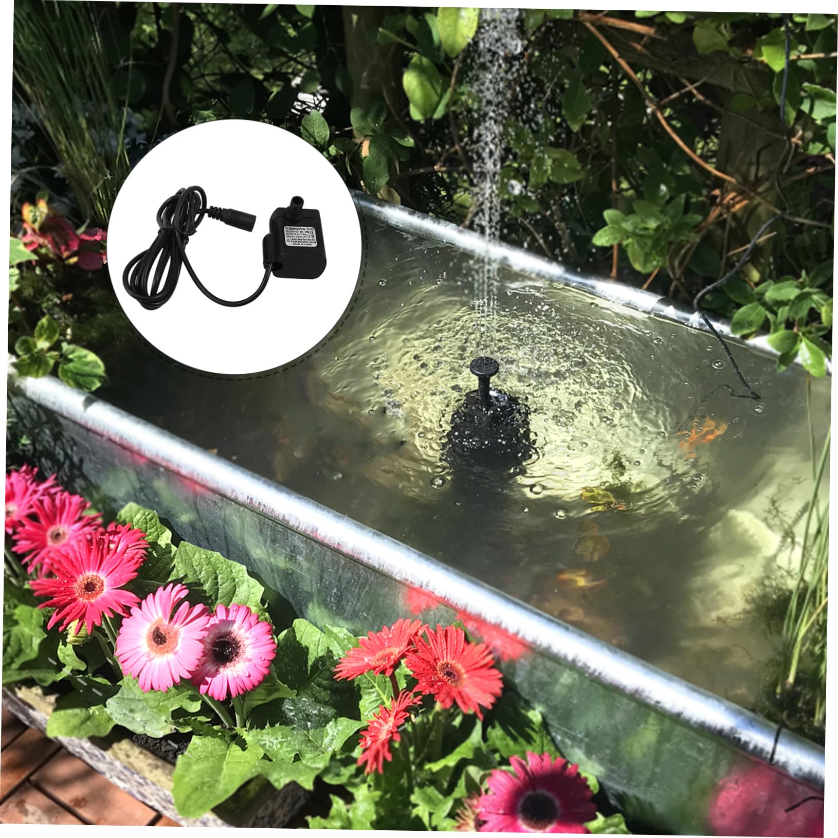 BESTonZON 4pezzi Pompa Sommergibile Ultra Silenziosa Dc Fontane e Acquari Pompa Subacquea Per Acquatici Idroponici Resistente Facile Trasportare e Installare