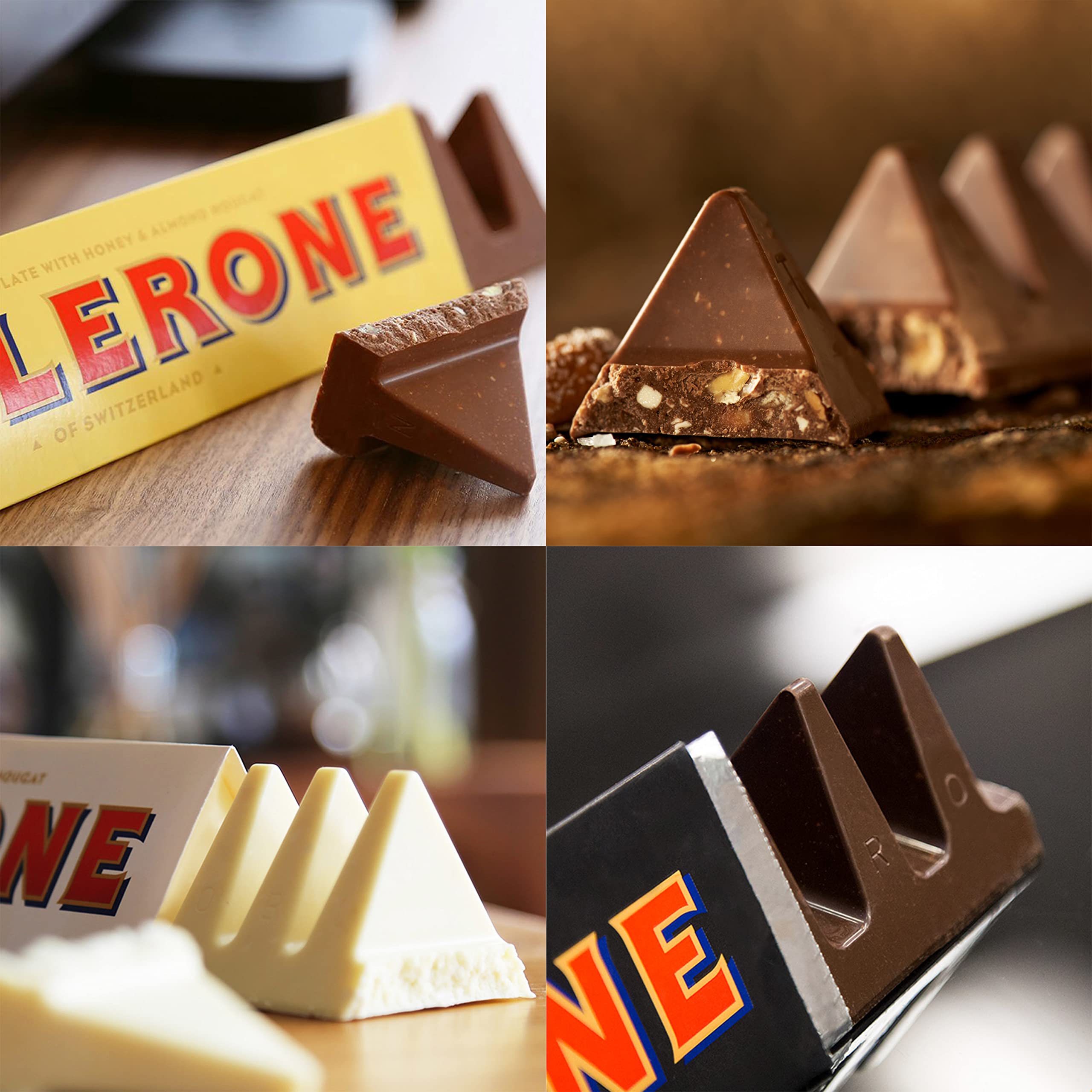 Toblerone Swiss Chocolate Variety Pack, Milk Chocolate, Dark Chocolate