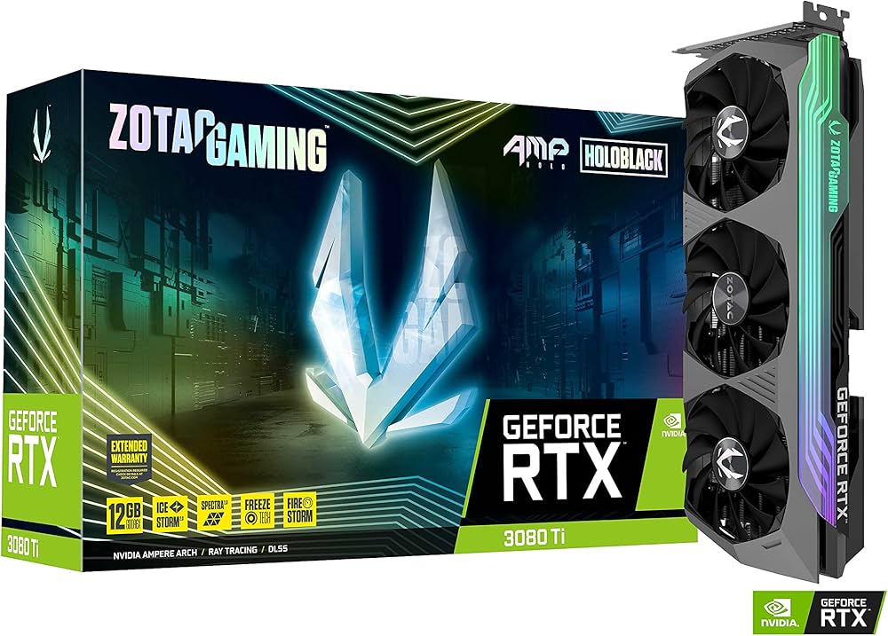 グラフィックボード・グラボ・ビデオカード ZOTAC GAMING GeForce RTX 3080 Ti 12GB Amazon | ZOTAC GAMING GeForce RTX 3080 Ti AMP Holo グラフィック