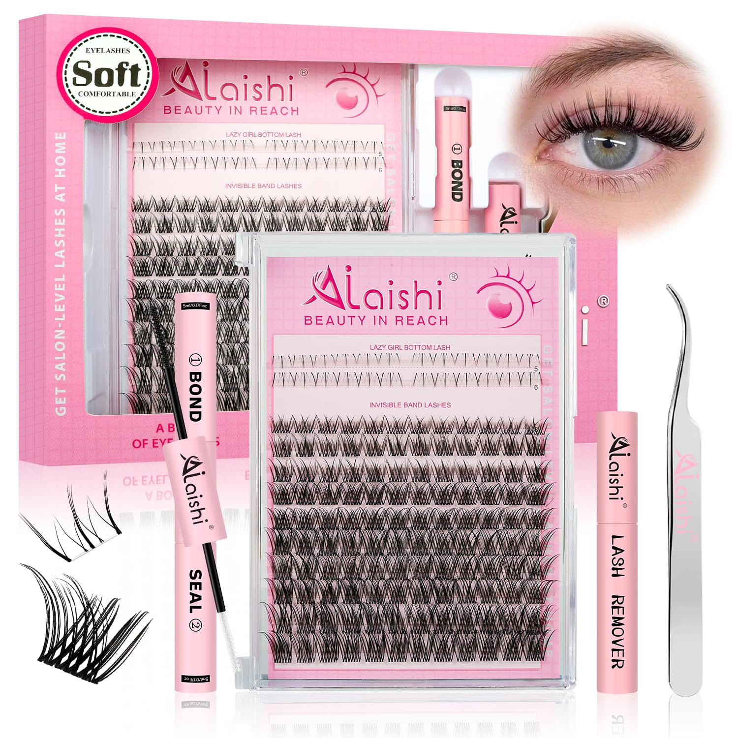 AILAISHI Wimpern Extensions Set