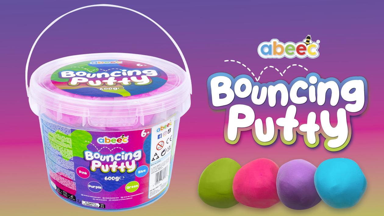 Bouncy Putty For Kids - 600g Rainbow Layers, Sensory Play, Modelling Clay For Shaping & Bouncing-666228