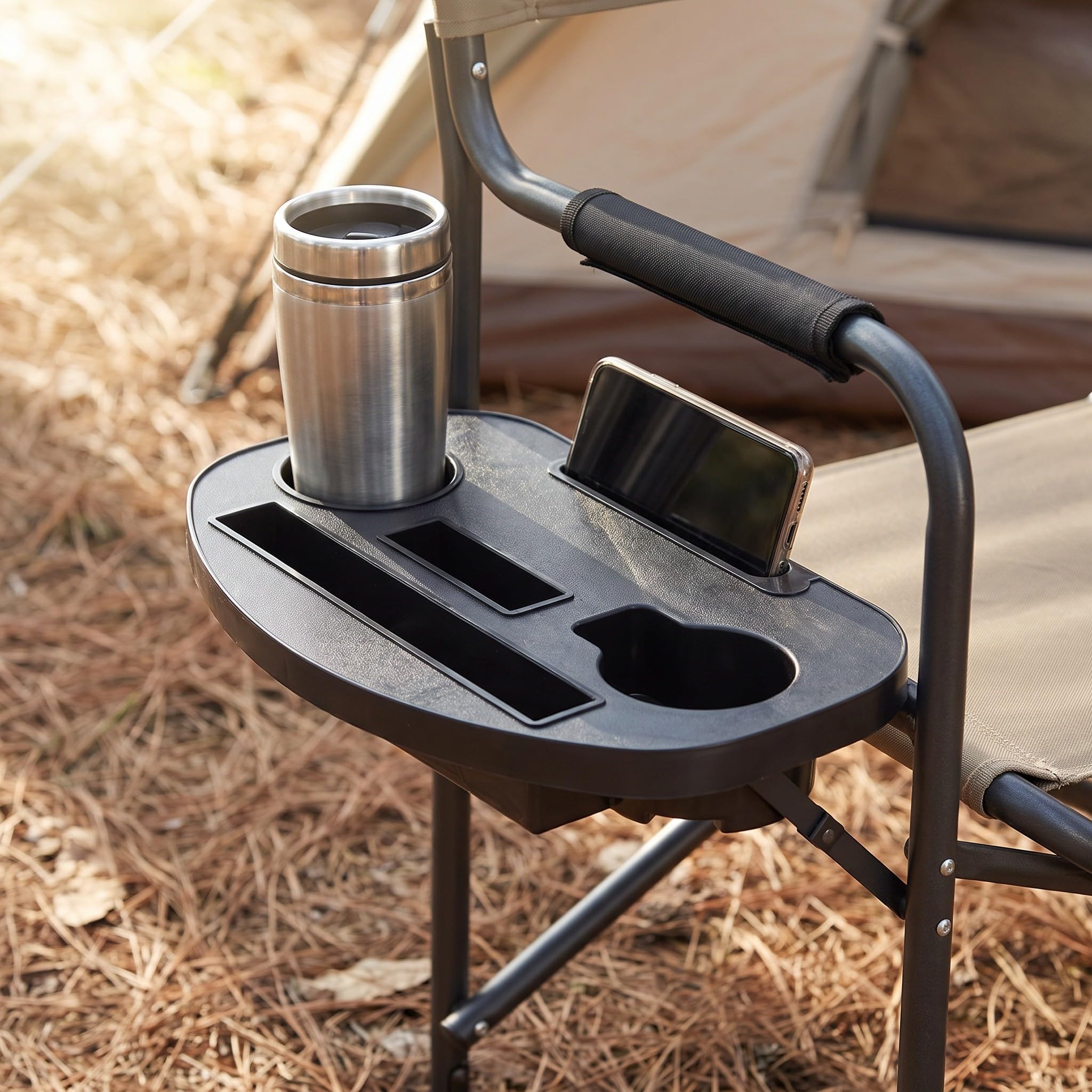 Zerodeko 2 Soportes para Bebidas y bandejas de Almacenamiento para sillones