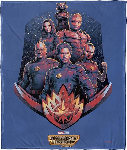 Northwest Guardians of The Galaxy Silk Touch Überwurfdecke, 127 x 152,4 cm, Guar
