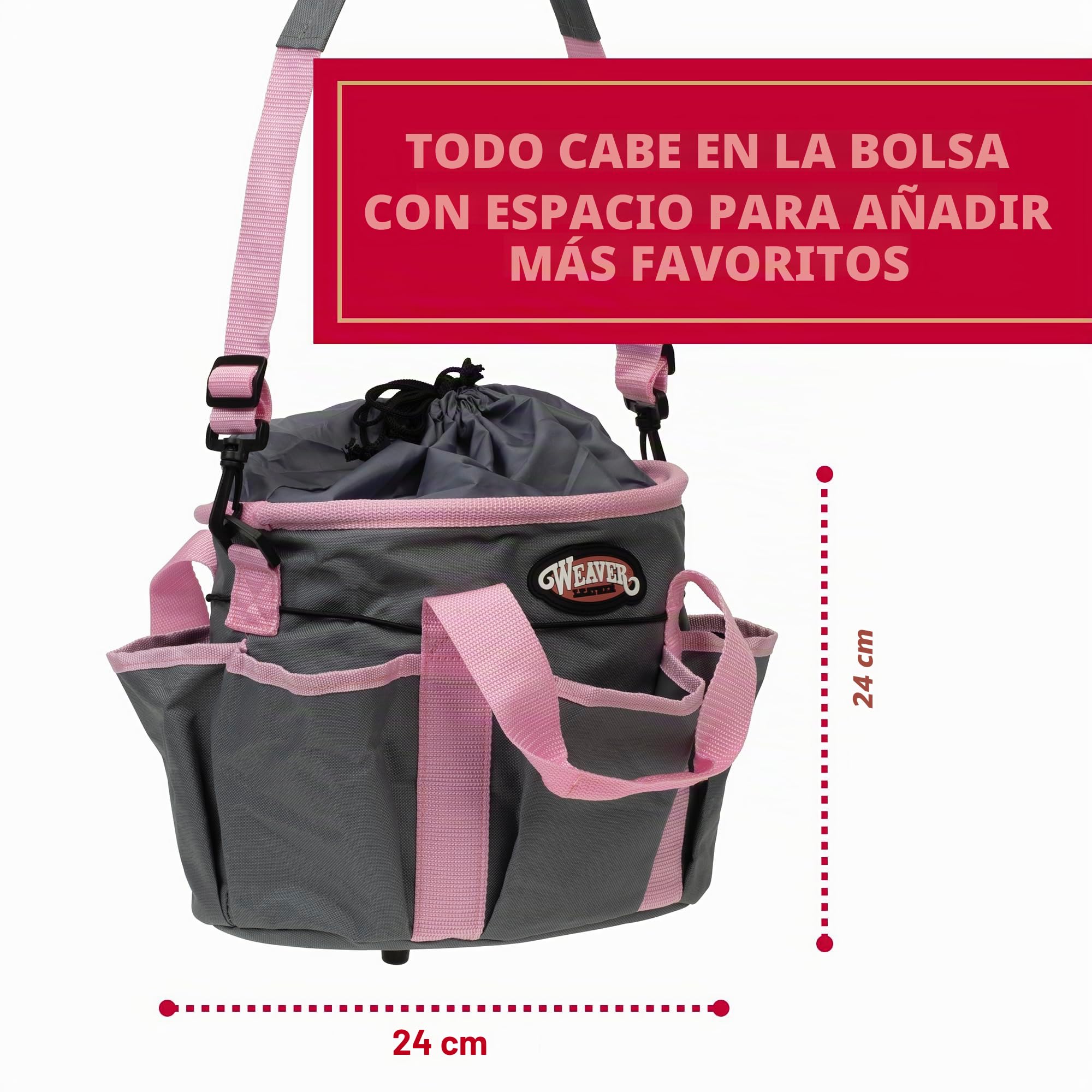 Weaver - Kit de Cuidado de Piel, 65-2055-GY, Gray/Pink