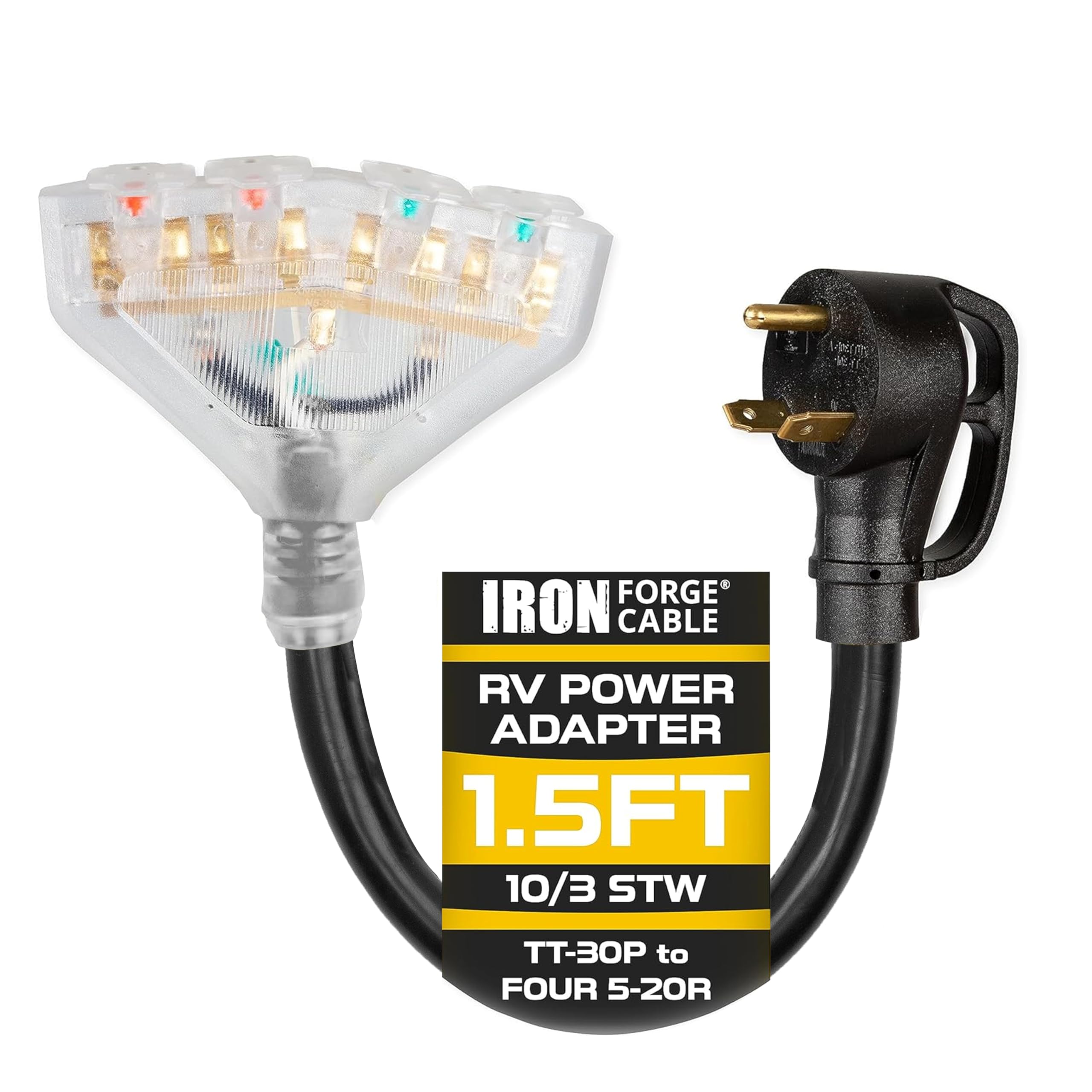 Amazon.com: Iron Forge Cable RV Cord, Generator and RV Electrical