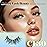 LASHVIEW Self Adhesive Eyelashes, 5 Pairs Natural Look Press On Lashes No Glue Need Eyelashes Reusable Cat Eye Wispy Self-adhesive False Lashes with Replacement Adhesive Strips (C130)