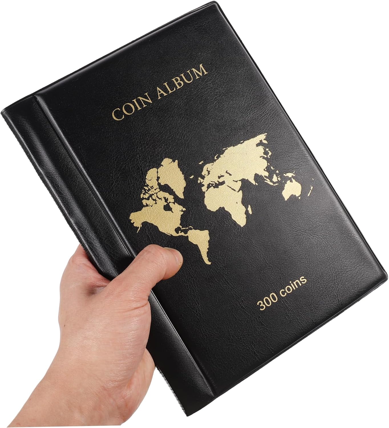 SAFIGLE 5個 コインコレクションブック コインオーガナイザー コインコレクターボックス コインpuの供給 ジュエリー