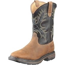 Ariat Mens Workhog Wide Square Toe Waterproof Steel Toe Work Boot