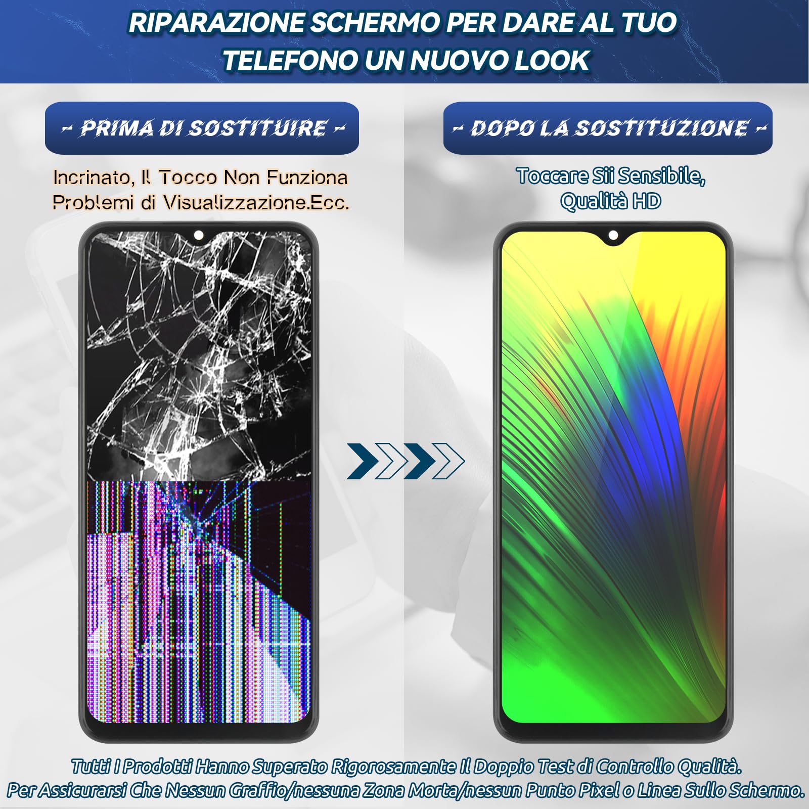 RongZy Schermo LCD per Samsung Galaxy A16 5G Display Sostituzione per Galaxy A16 5G SM-A166B/A166E Digitizer Assembly Vetro di Ricambio Touch Screen con Strumenti(6.7", Nero con Cornice)