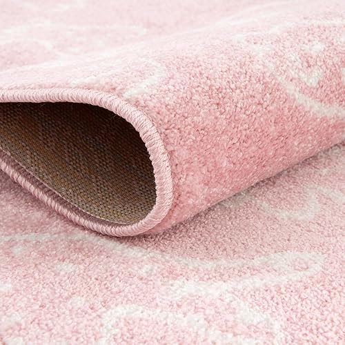 Miniatura 7 de Unique Loom Whimsy Collection - Alfombra rectangular de 3 pies 11 pulgadas x 5 pies 11 pulgadas, rosamarfil