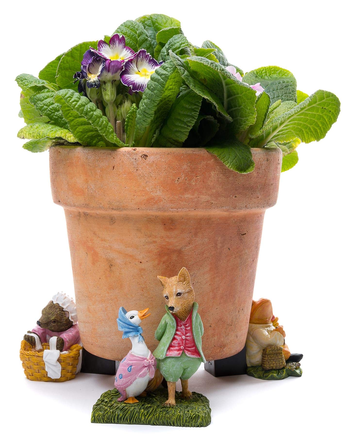 Potty Feet Hedgehog Figures Plant Pot Feet - Planter Support - Handmade Decorative Ornaments - 3pcs — view 17