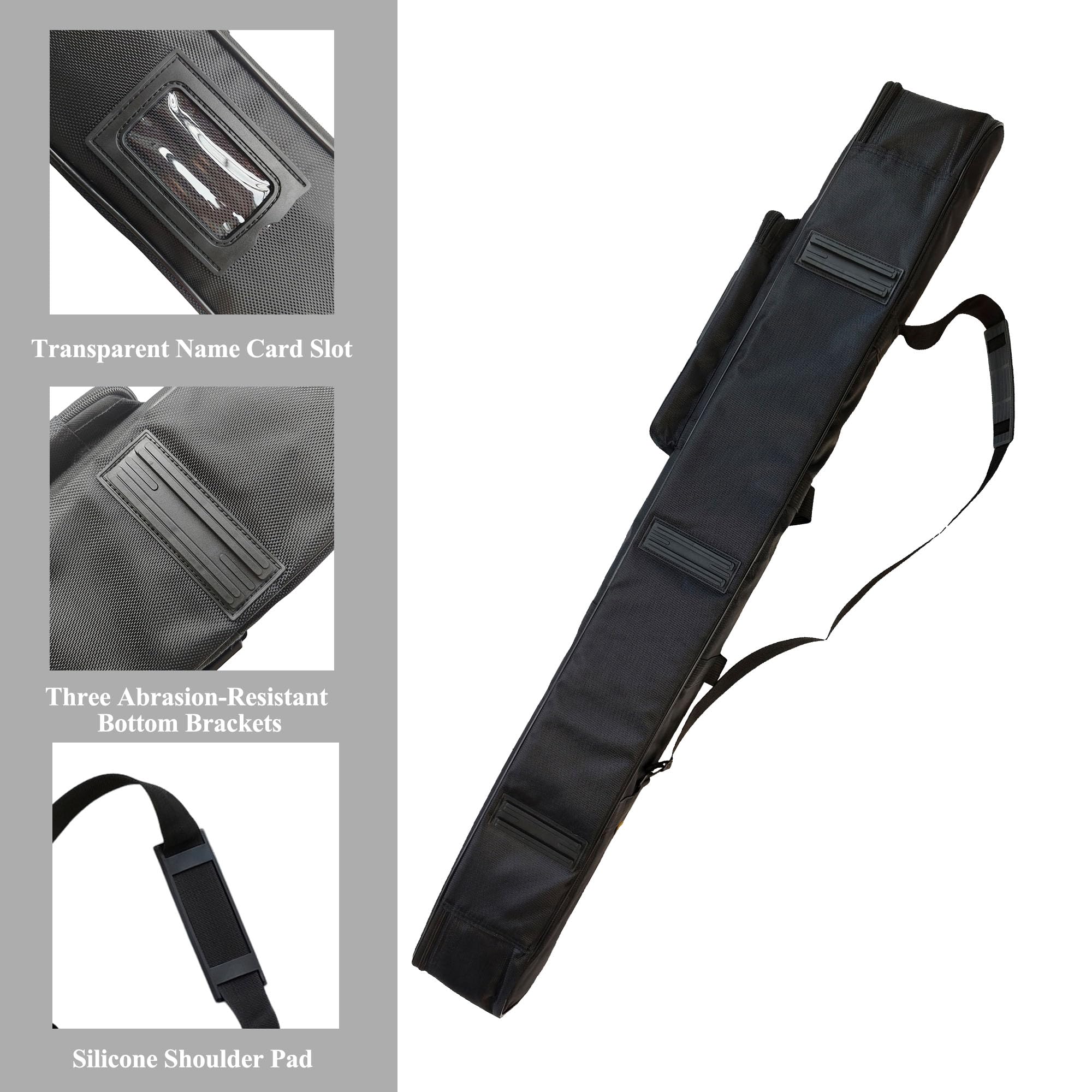 LEONARK Bolsa de Espada de 112cm, Funda de Nailon Impermeable con Acolchado de Esponja Gruesa, Capacidad para más de 2 Espadas, Bolsa de Almacenamiento de Cuchillas Resistente para Espadas de