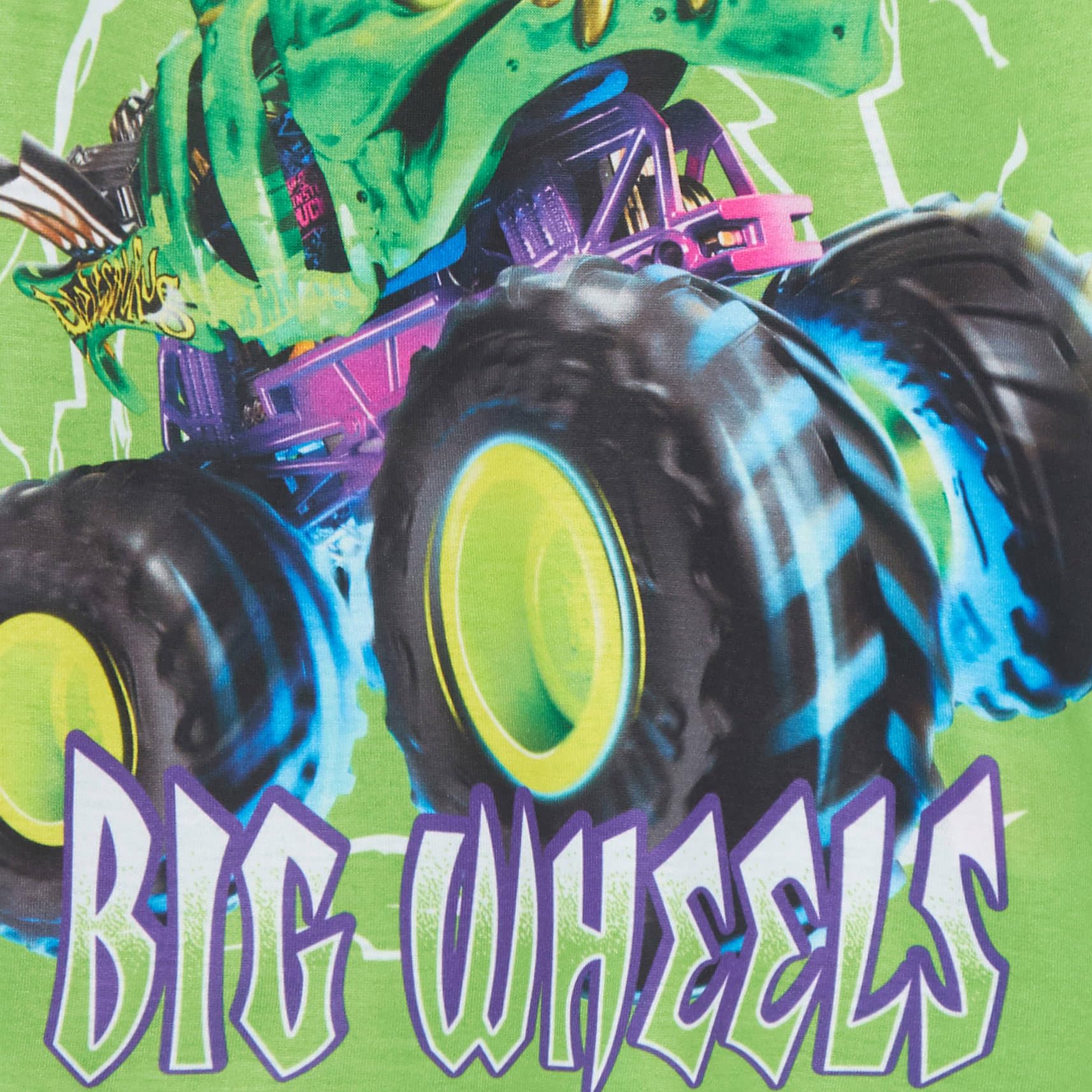 Hot Wheels Zestaw 3 Koszulek Monster Trucks Dla Dzieci Krótki Rękaw