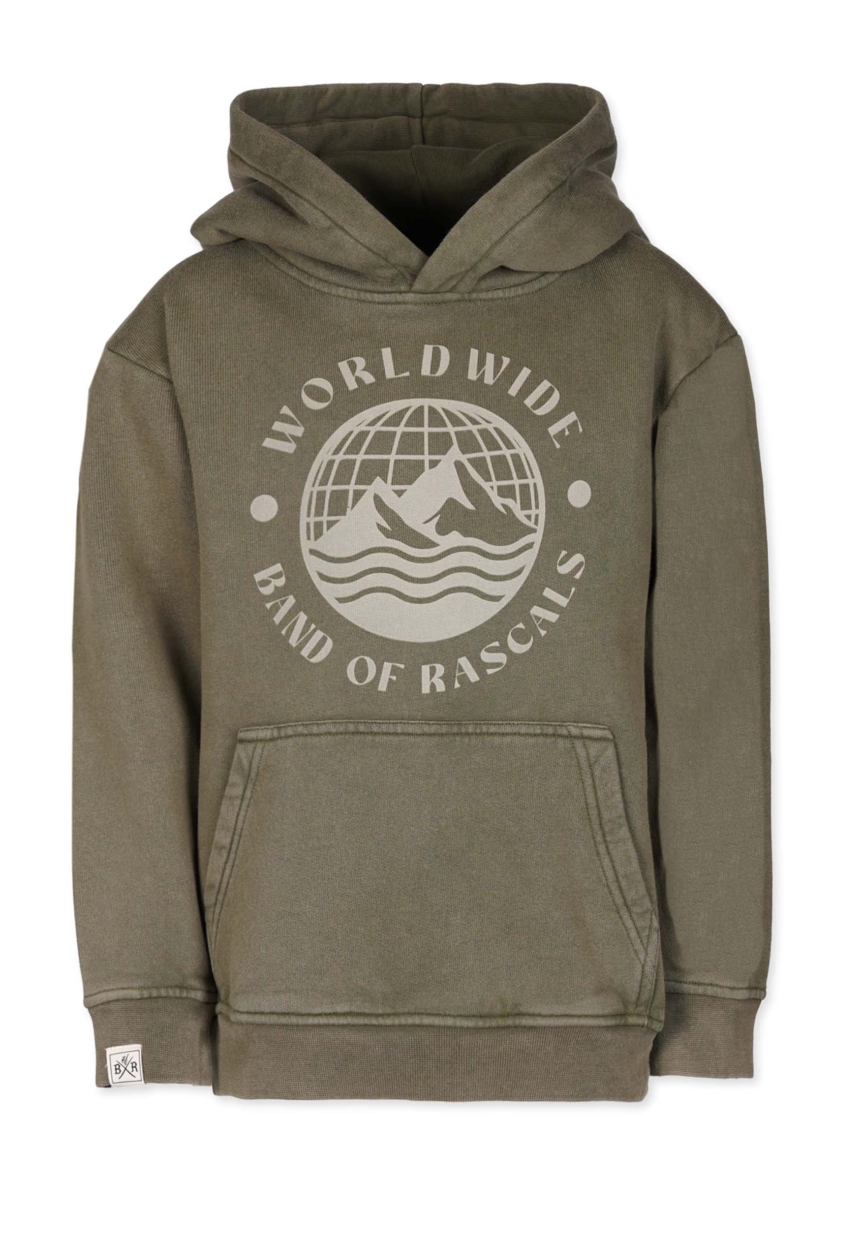 Band of Rascals Kinder Kapuzenpullover World Wide aus Bio-Baumwolle