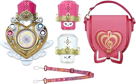 Amazon キュアモジューレ3点セット スイートプリキュア 変身ブローチ キュアモジューレ キュアモジューレキャリー キュアモジューレストラップ 3点セット 変身アクセサリー おもちゃ