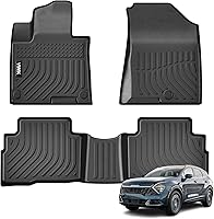 Vista 11 de VIWIK - Alfombrillas para Nissan Pathfinder de 7 plazas 2013-2020 / QX60/ JX35 2013 2014-2020, juego completo de alfombrillas de coche