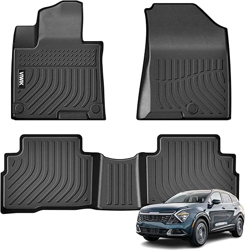 Miniatura 11 de VIWIK - Alfombrillas para Nissan Pathfinder de 7 plazas 2013-2020 / QX60/ JX35 2013 2014-2020, juego completo de alfombrillas de coche