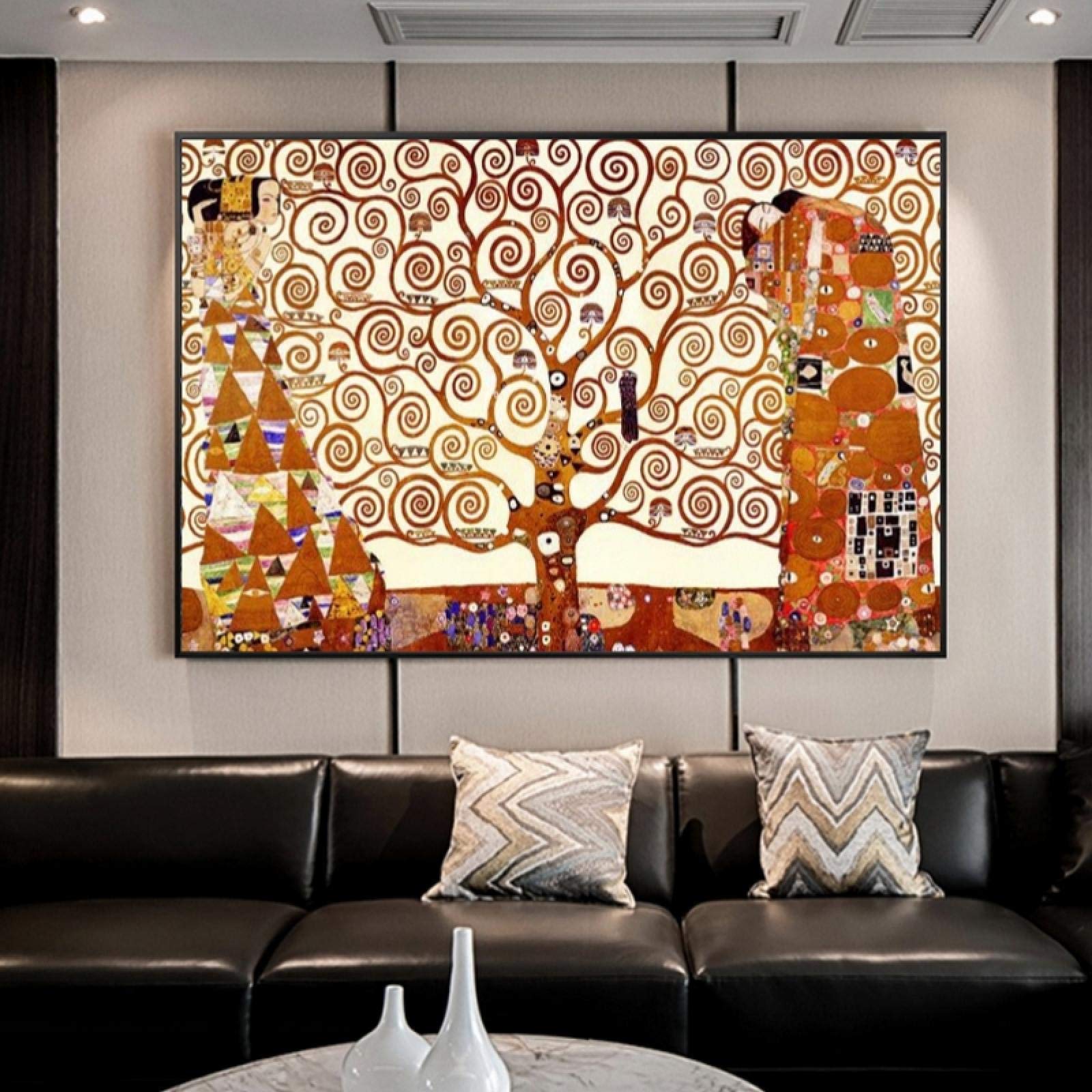 Poster L'Arbre De Vie Gustav Klimt 60x40 Cm - Décoration Murale Haut De Gamme