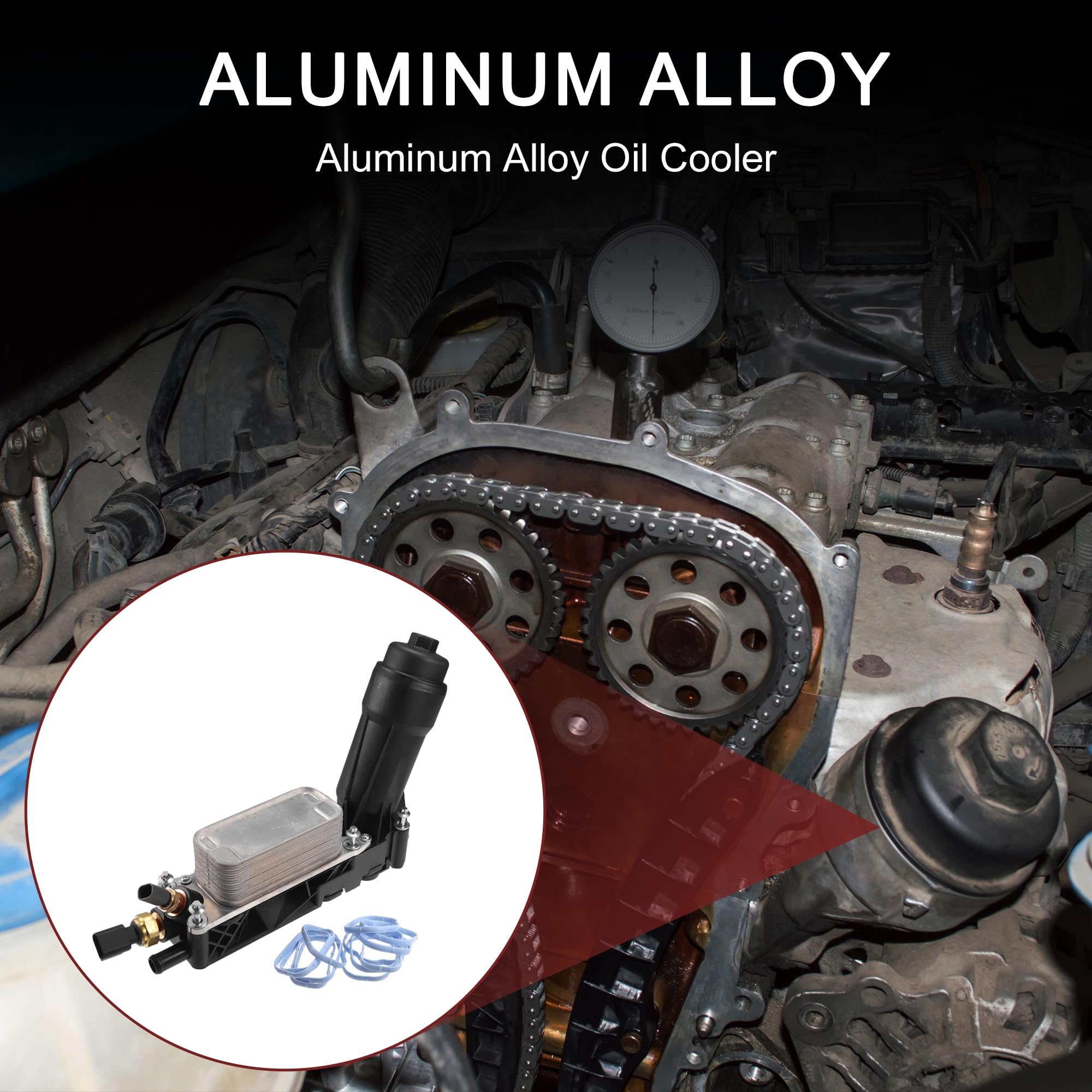 China New Engine Oil Cooler For Audi A3 A4 A5 A6 Q7 TT VW EOS Golf - View #10