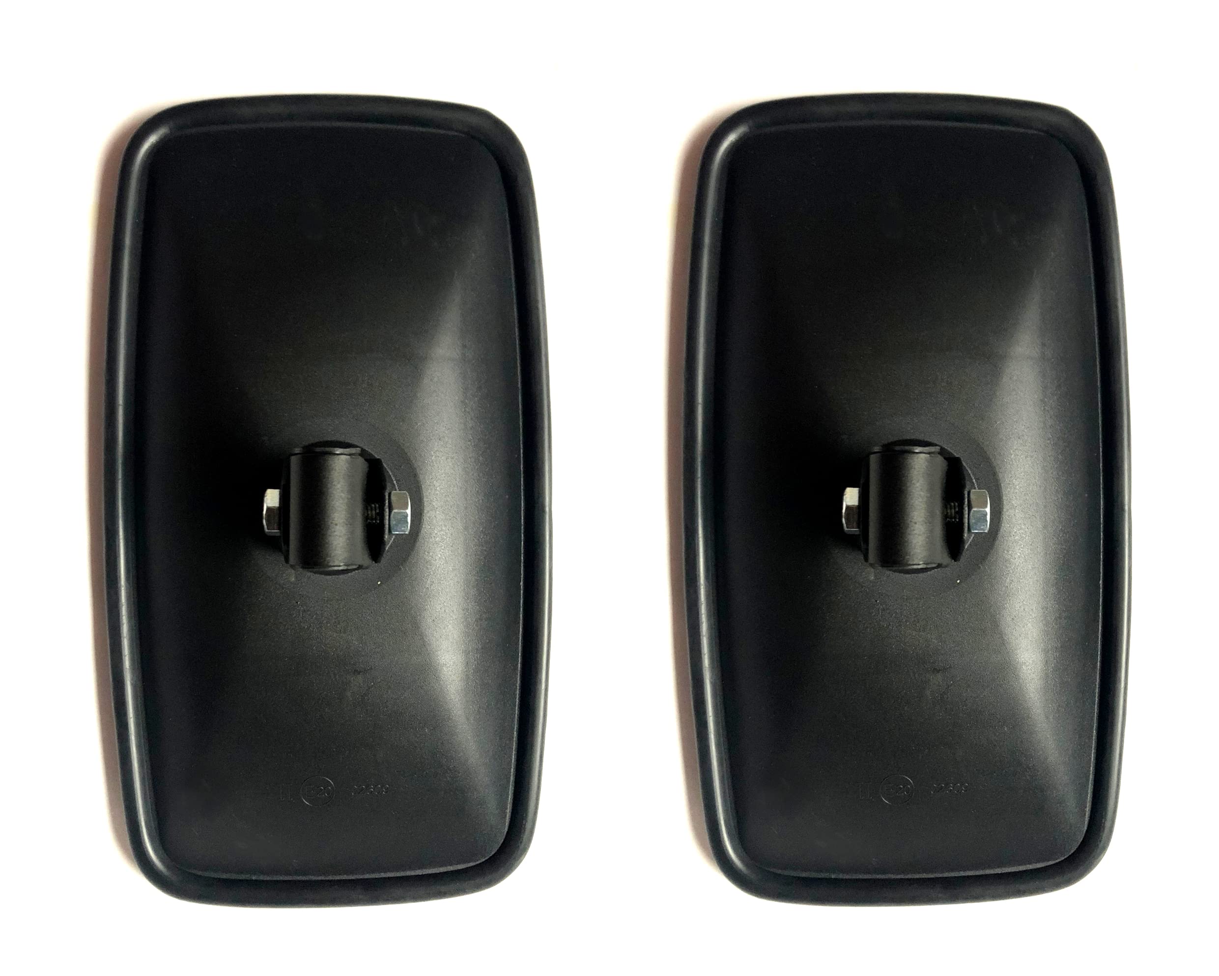 Juego de 2 Espejos Retrovisores Exteriores para Tractores de 285 x 150 mm de diámetro, 18 mm de diámetro