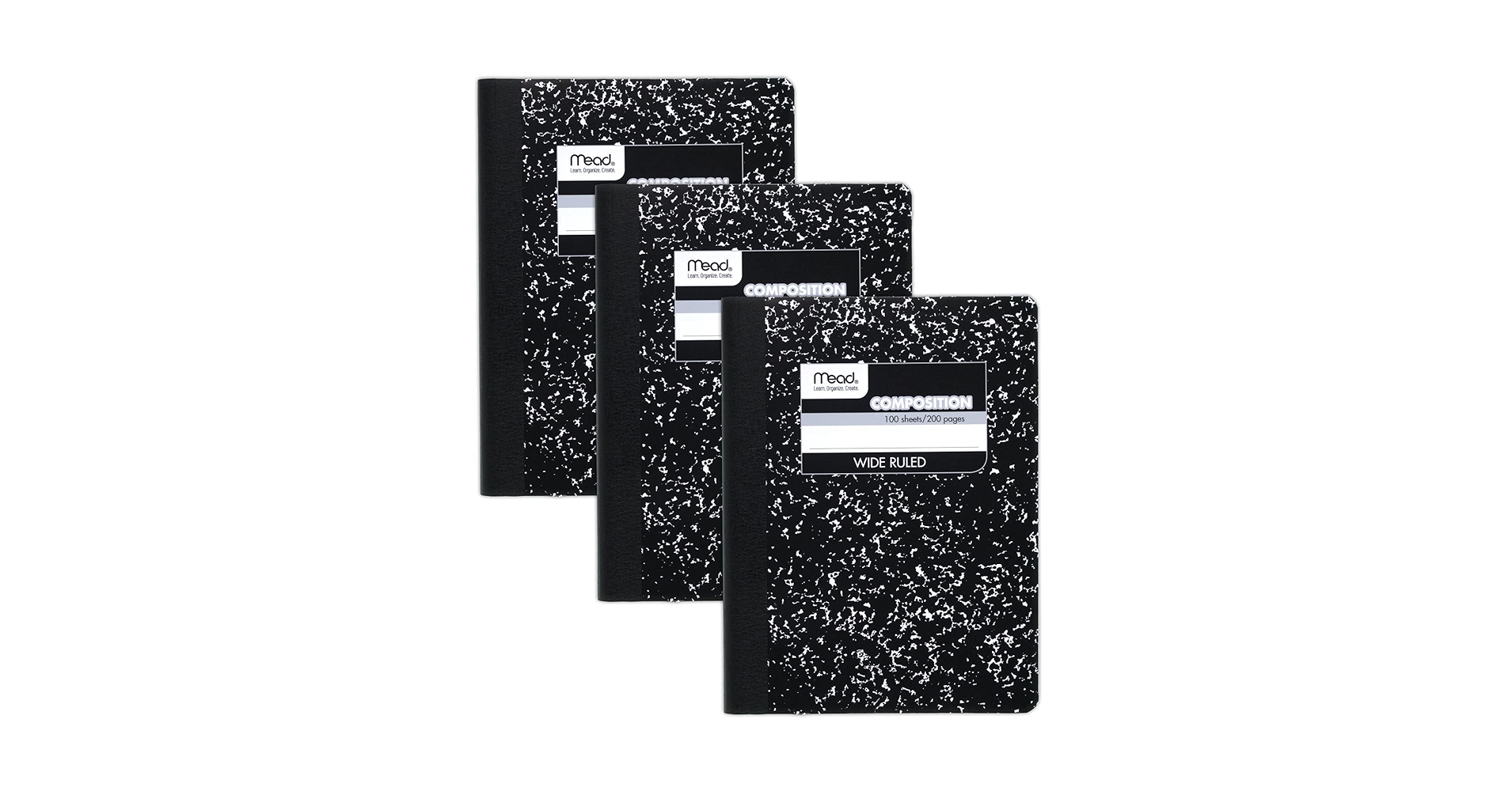 Amazon.com : Mead Composition Notebook, 3 Pack, Wide Ruled