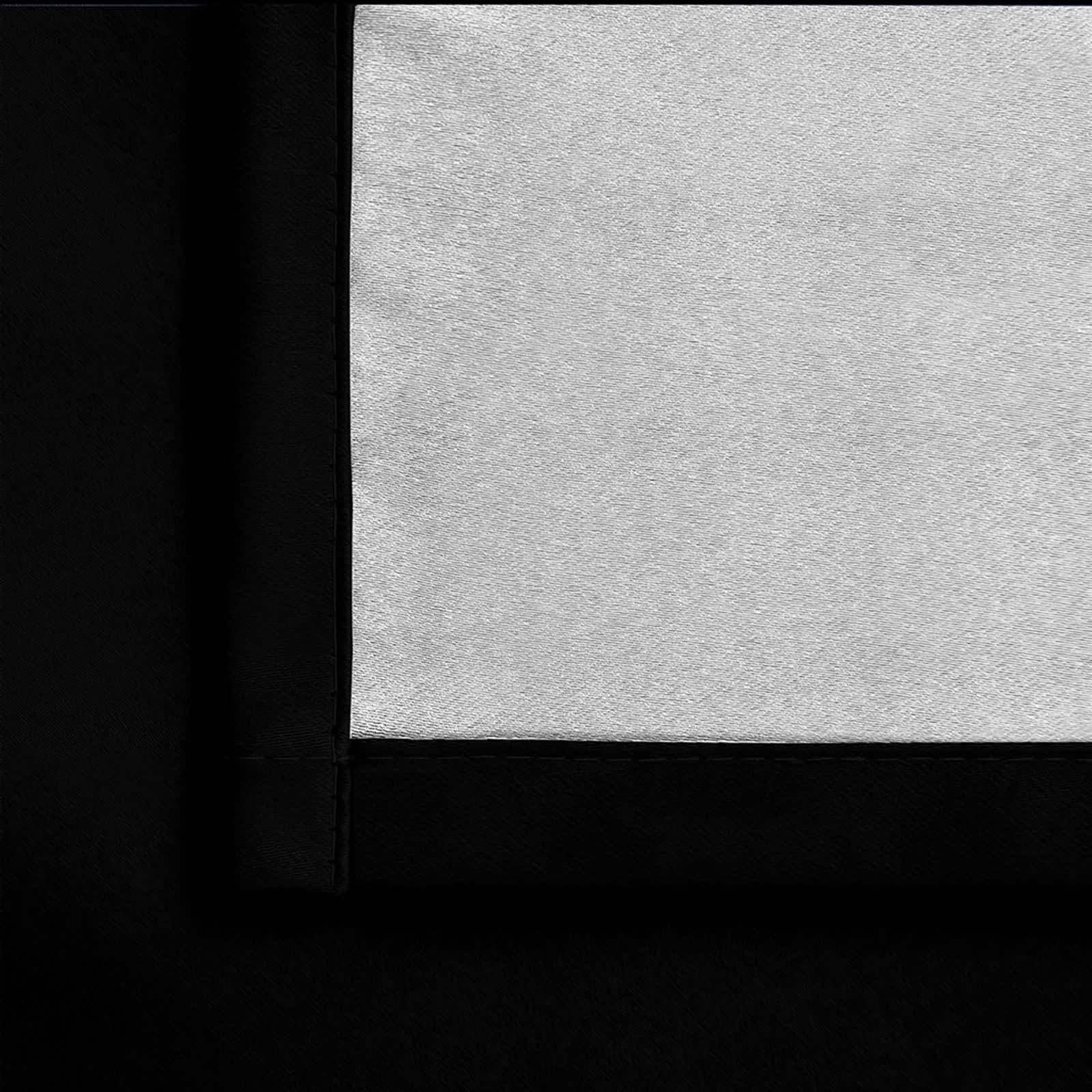 Rideaux Polyester, Rideau Fenetre Chambre Bleu Noir Pétales Bleus Décoration 244L x 214H CM Lot de 2