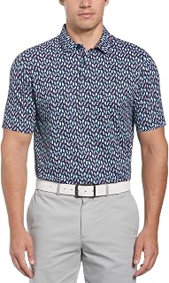 Callaway All-Over Birdie/Eagle Print Polo