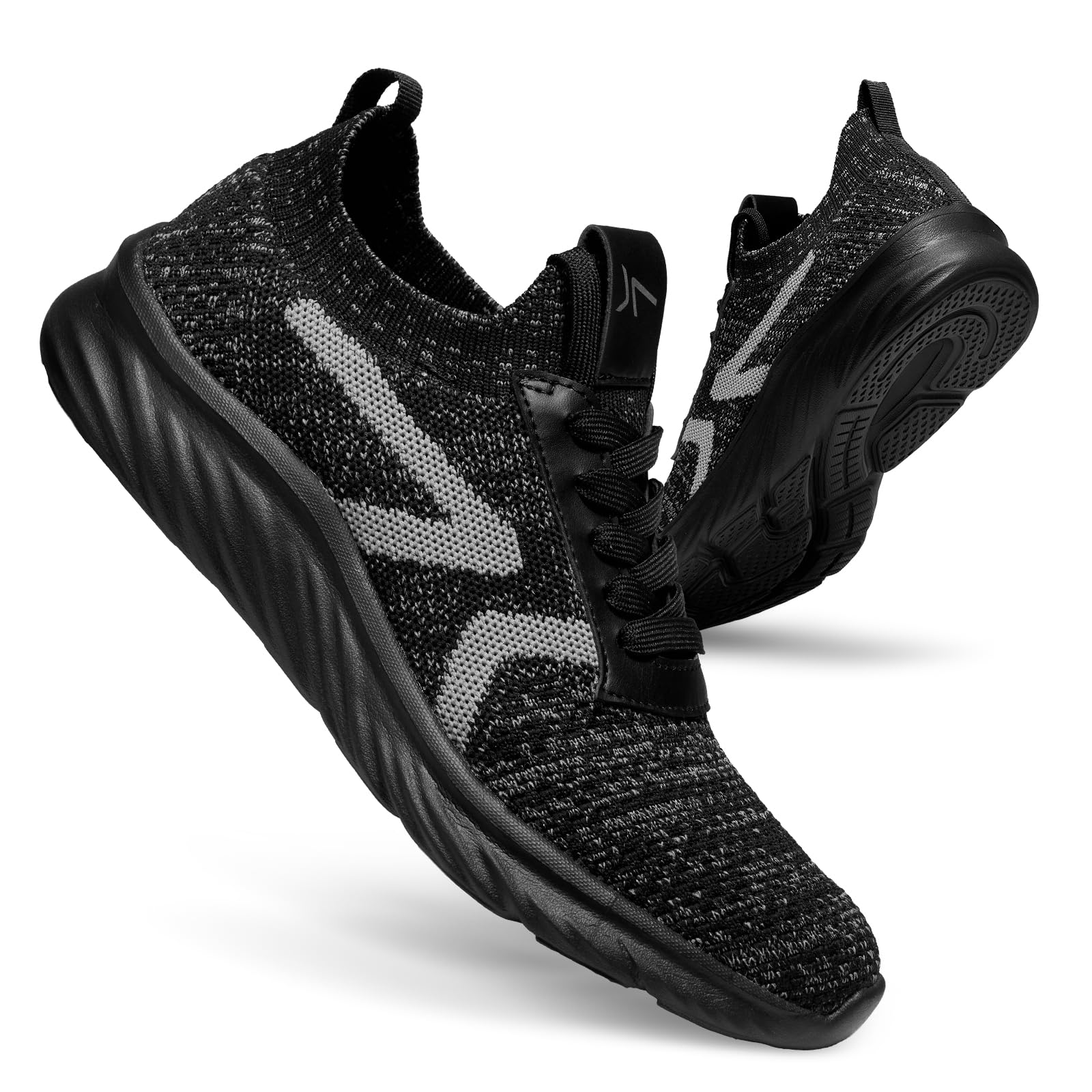 Lxso Mens Walking Shoes Non Slip Athletic Mesh Sneakers Running