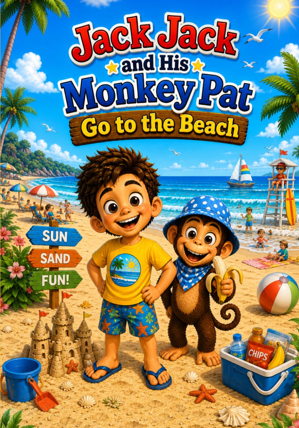 Jack Jack and His Monkey Pat: Go To The Beach