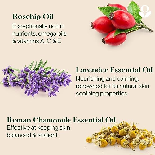 Miniatura 4 de Balmonds Aceite facial rico en Omega, aceite de piel 100% natural para piel seca y sensible, sin fragancia y fabricado con aceite de vitamina E,