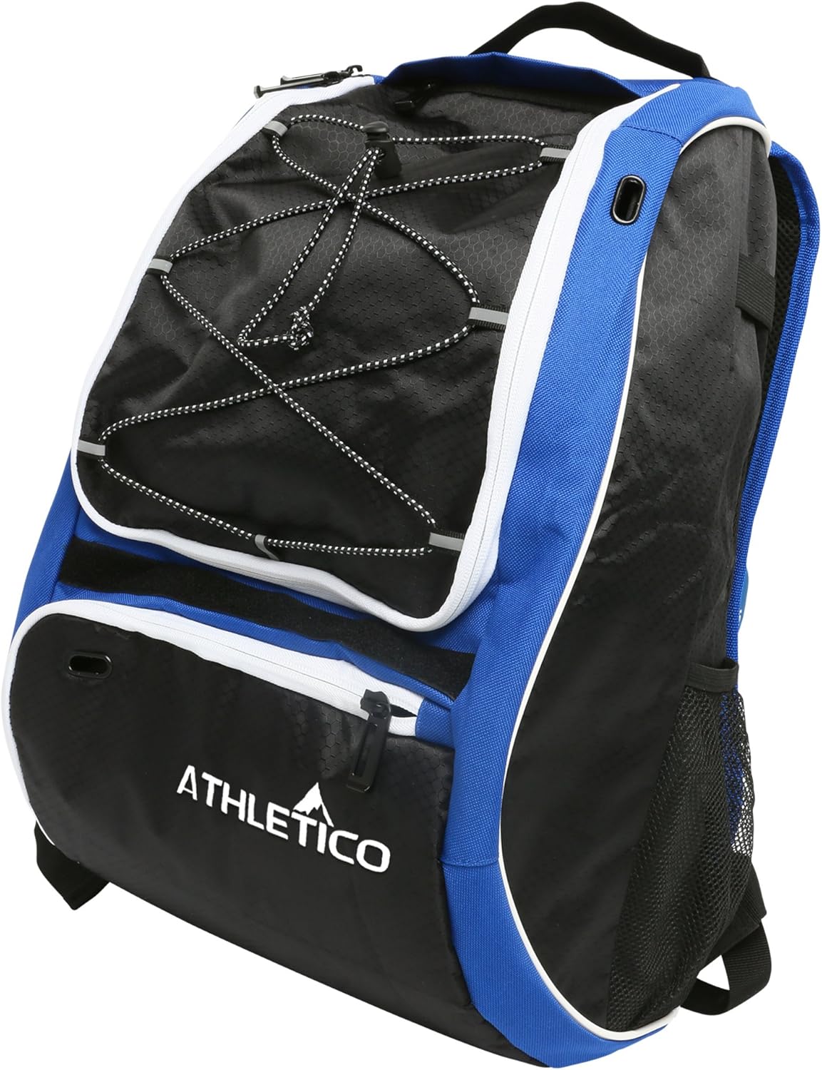 Athletico Baseball Bat Bag - Backpack for Baseball, T-Ball & Softball Equipment & Gear for Youth and Adults | Holds Bat, Helmet, Glove, & Shoes |Shoe Compartment & Fence Hook - Image 8