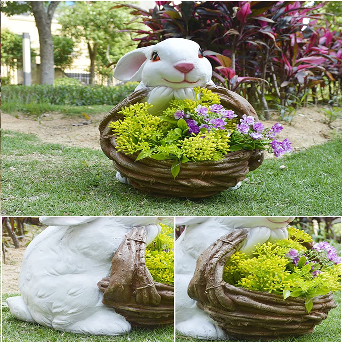 Amazon.com: PacuM Rabbit Flower Pot Succulent Planter Garden