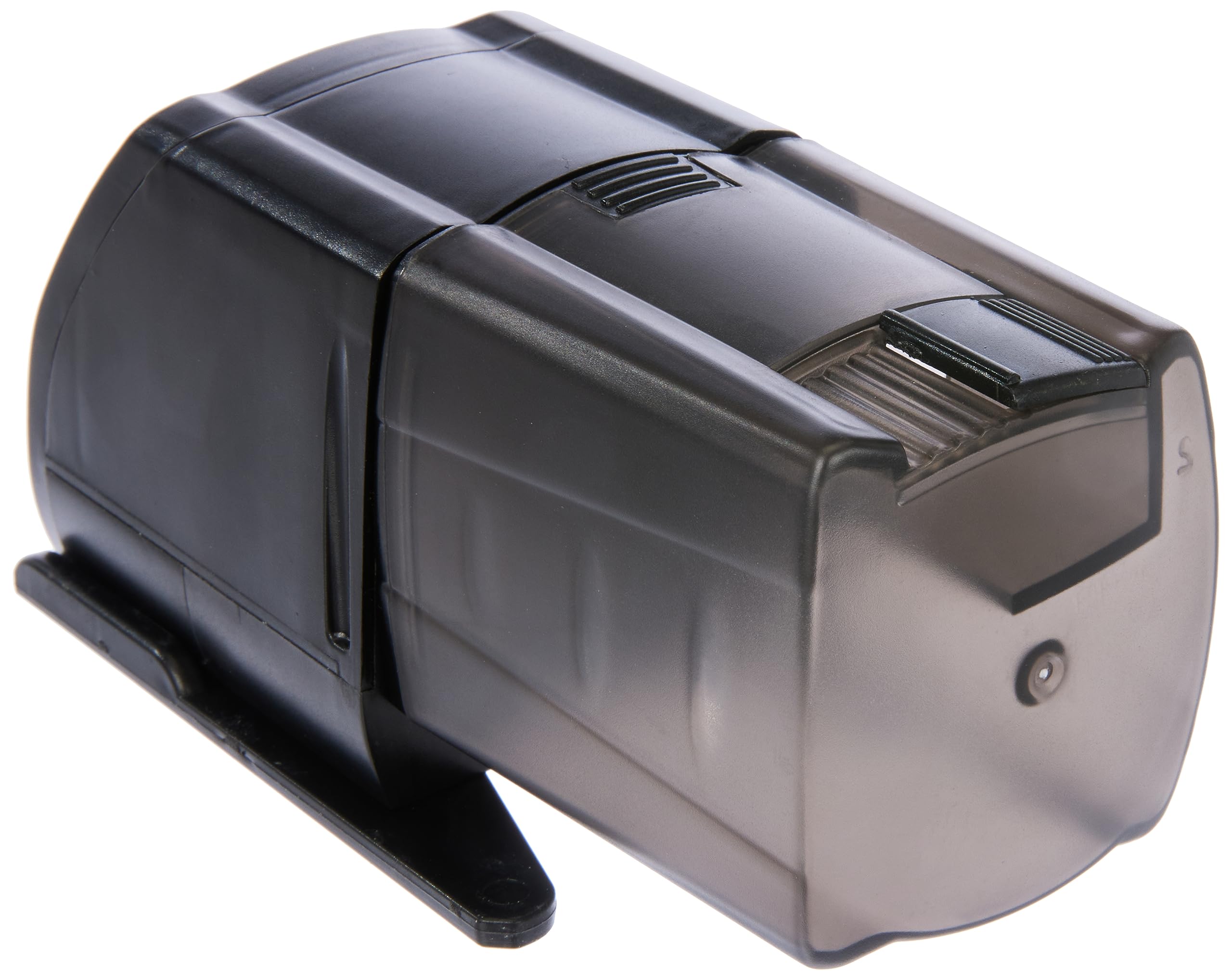 Amtra Autofood 24Deluxe - Mangiatoia Automatica Acquario Per Mangime Pesci con Timer Digitale Programmabile - Aggiungilo ai tuoi Accessori per Acquario (Colore Nero, Pile Stilo Incluse)
