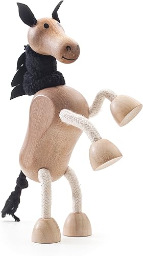Miniatura 2 de Figura de caballo de madera Anamalz