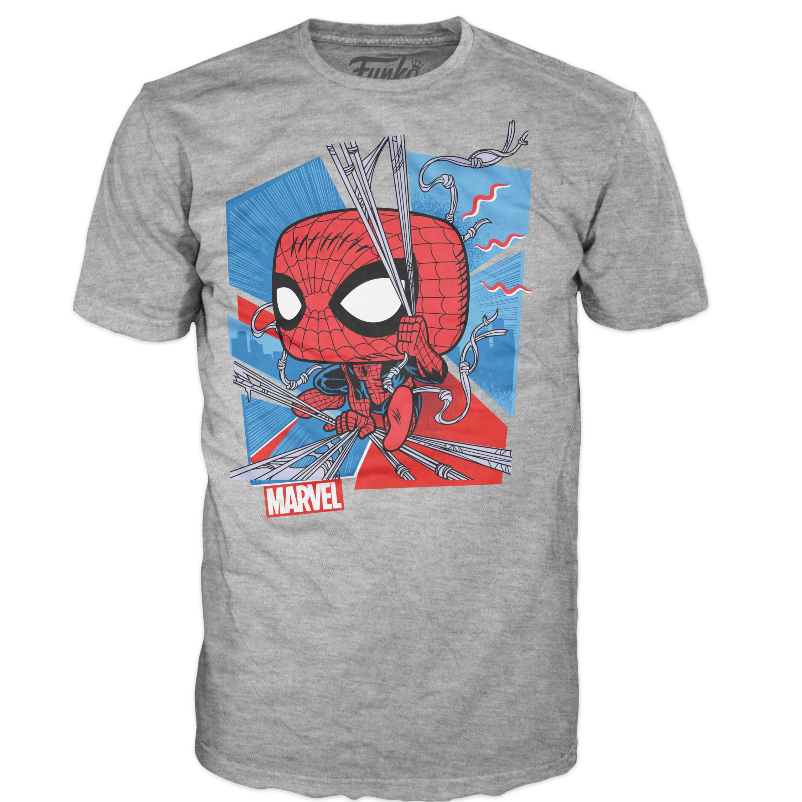 Funko Boxed Tee: Marvel: Spider-Man - Small - (S) - Marvel Comics - T-Shirt - Clothes - Gift Idea - Short Sleeve Top for Adults Unisex Men and Women - Official Merchandise - Comic Books Fans