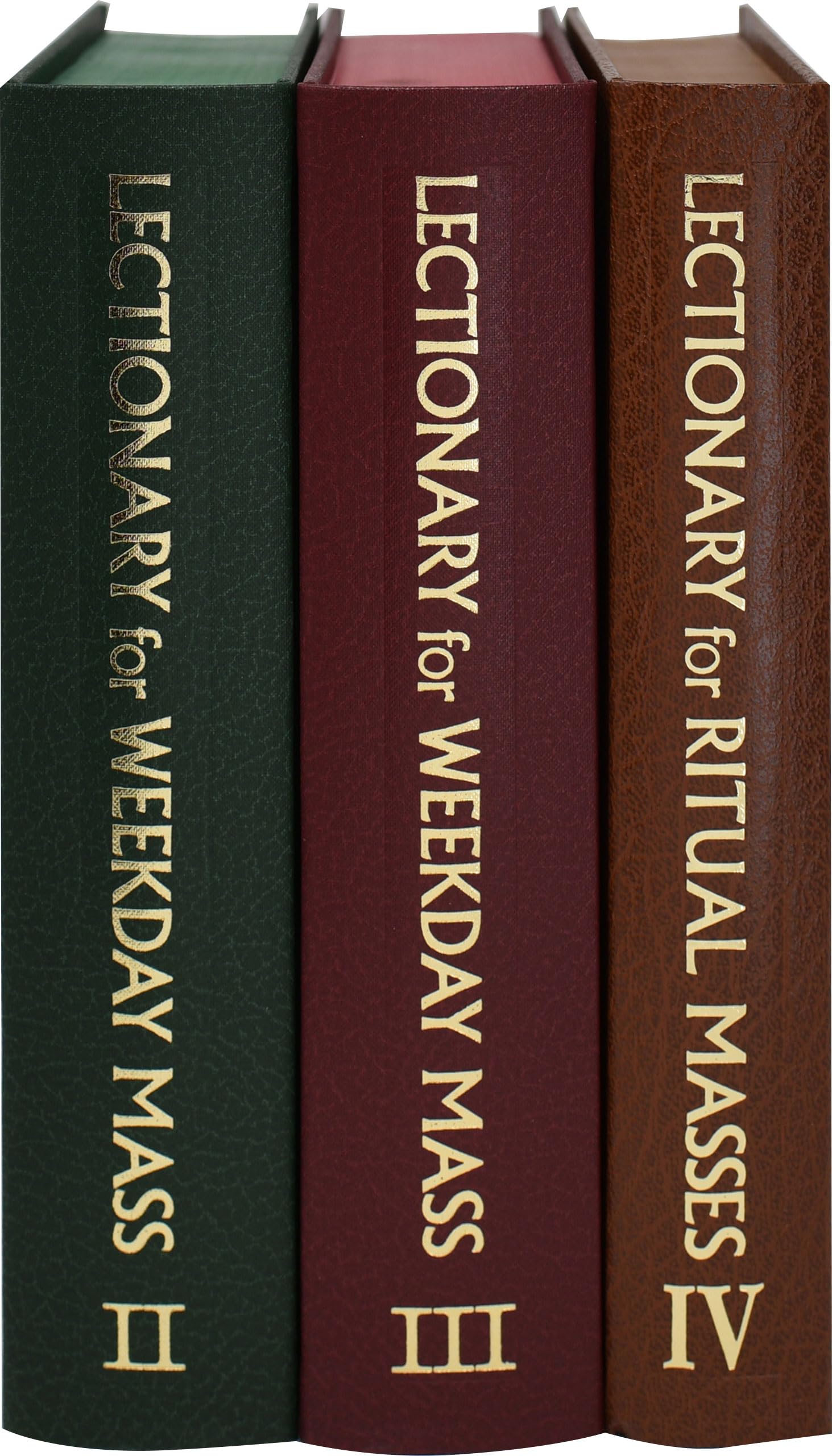 Lectionary - Weekday Mass (Set of 3) [Leather Bound] Confraternity of Christian Doctrine Leather Bound – January 1, 2002