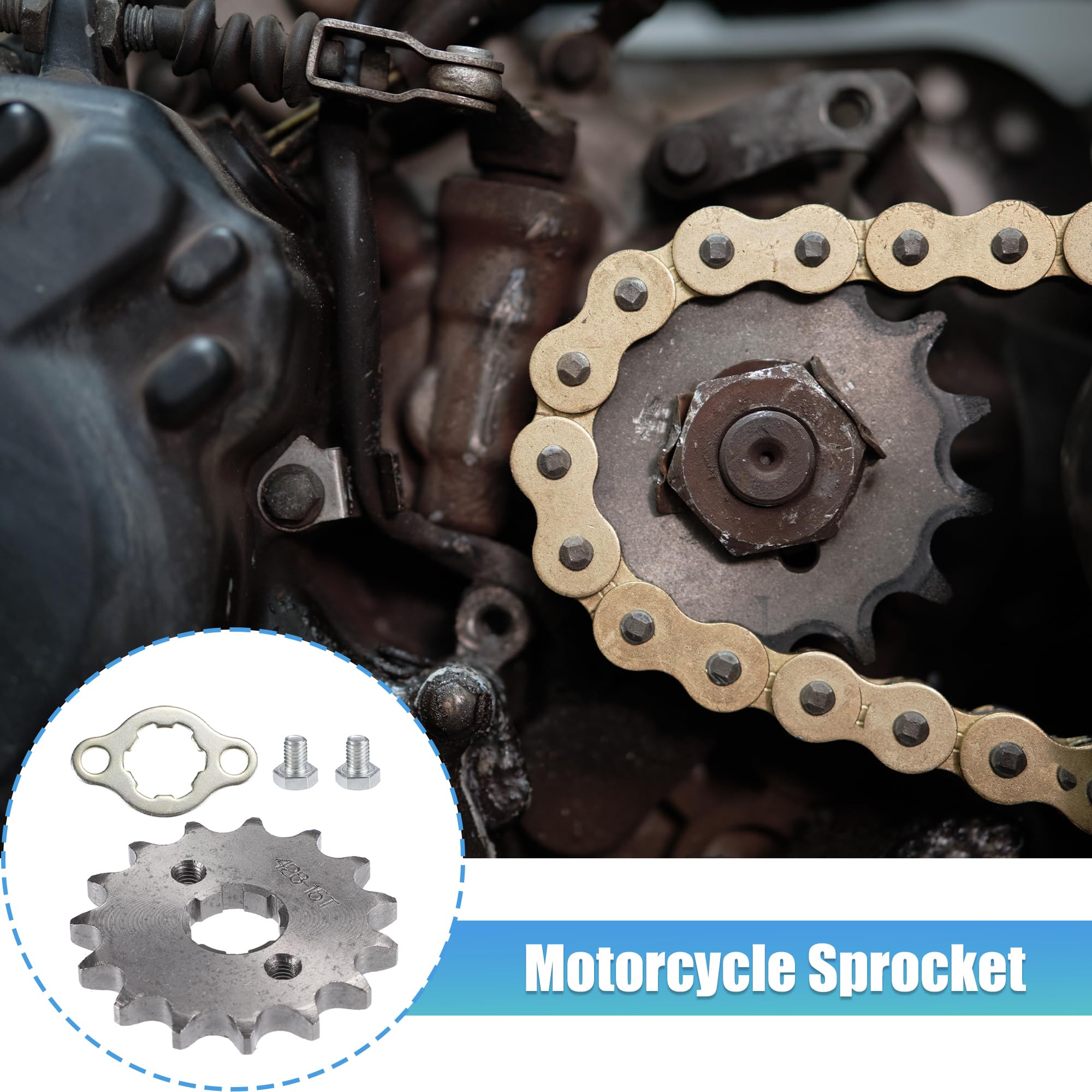 18t 20mm 428 Cadena Piñón Delantero Cog Dirt Bike Atv | Cuotas Sin Interés