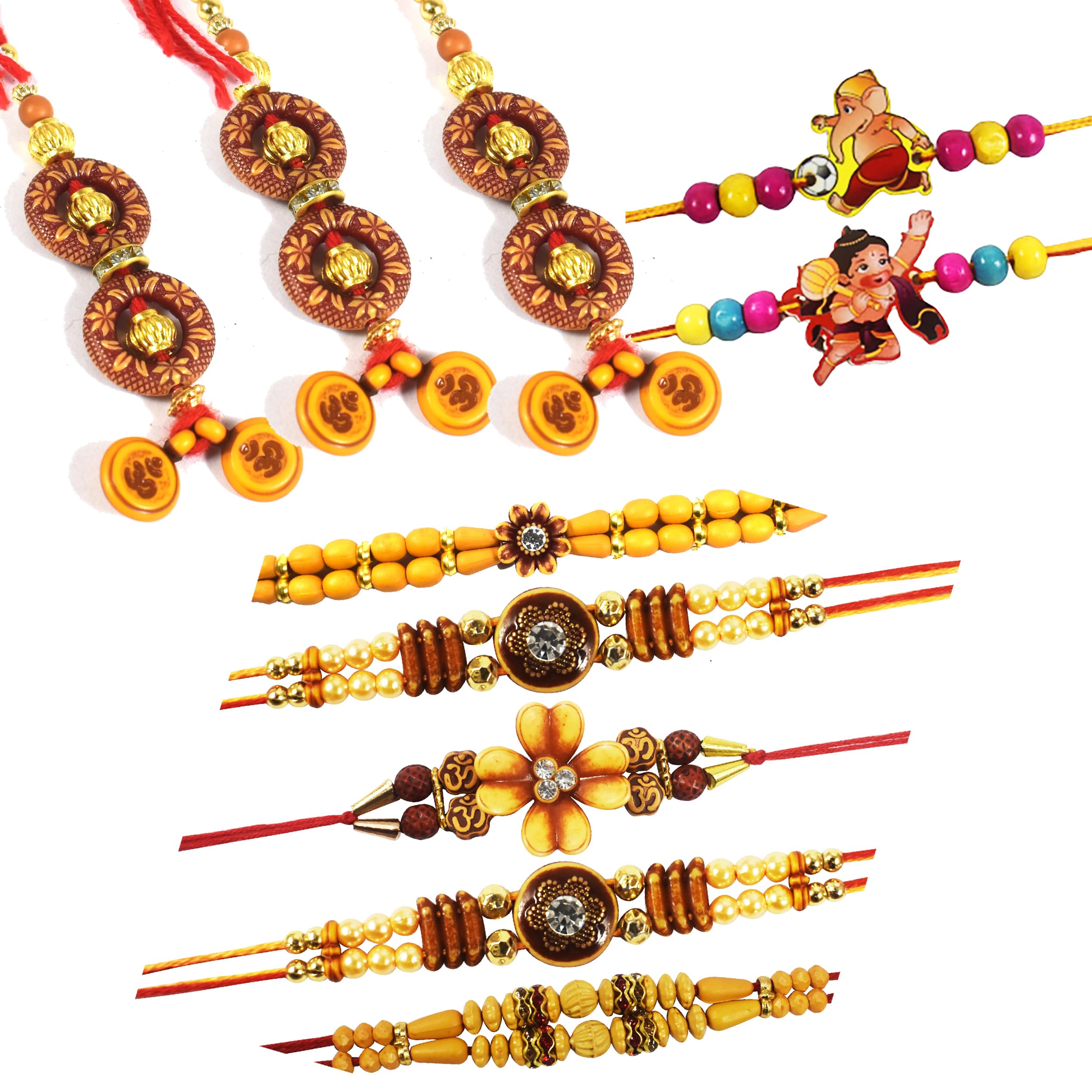 Forty Wings Set Of 5 Brother Rakhi With 3 Bhabhi Bangle Hanging Lumba And 2 Kids Rakhi Set Rakhi For Brother And Bhabhi Couple Pair Bhaiya Bhabhi Rakhi Set Rakhi For Bhabhi Set Of 10 Rakhi (B0CFHZXK6H) Amazon Price History, Amazon Price Tracker