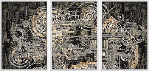 Miniatura 56 de 3 paneles de lienzos para pared wall26 Obra de arte -