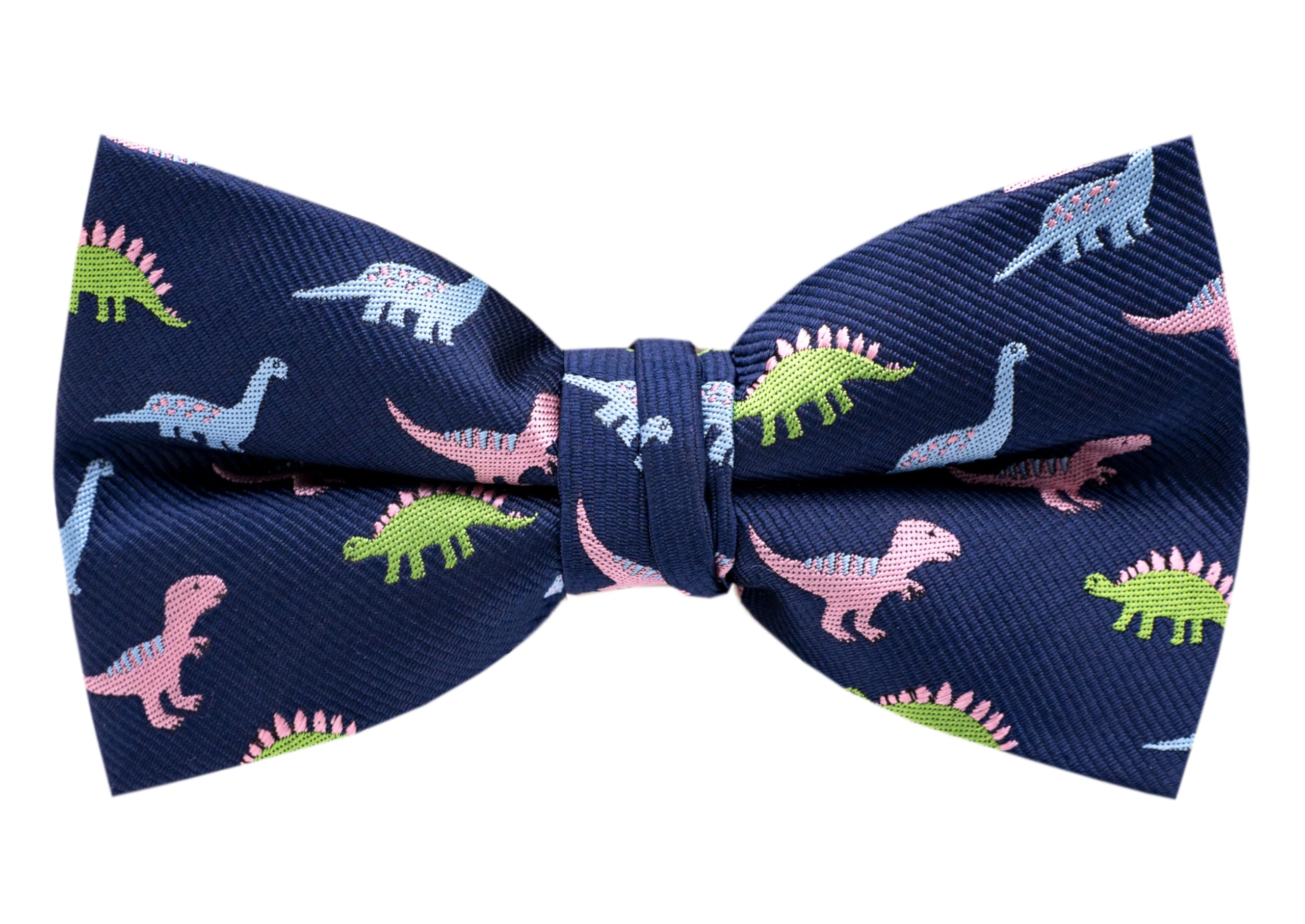 Men's Bow Ties Pre-Tied Adjustable Fun Pattern Bow Ties for Men