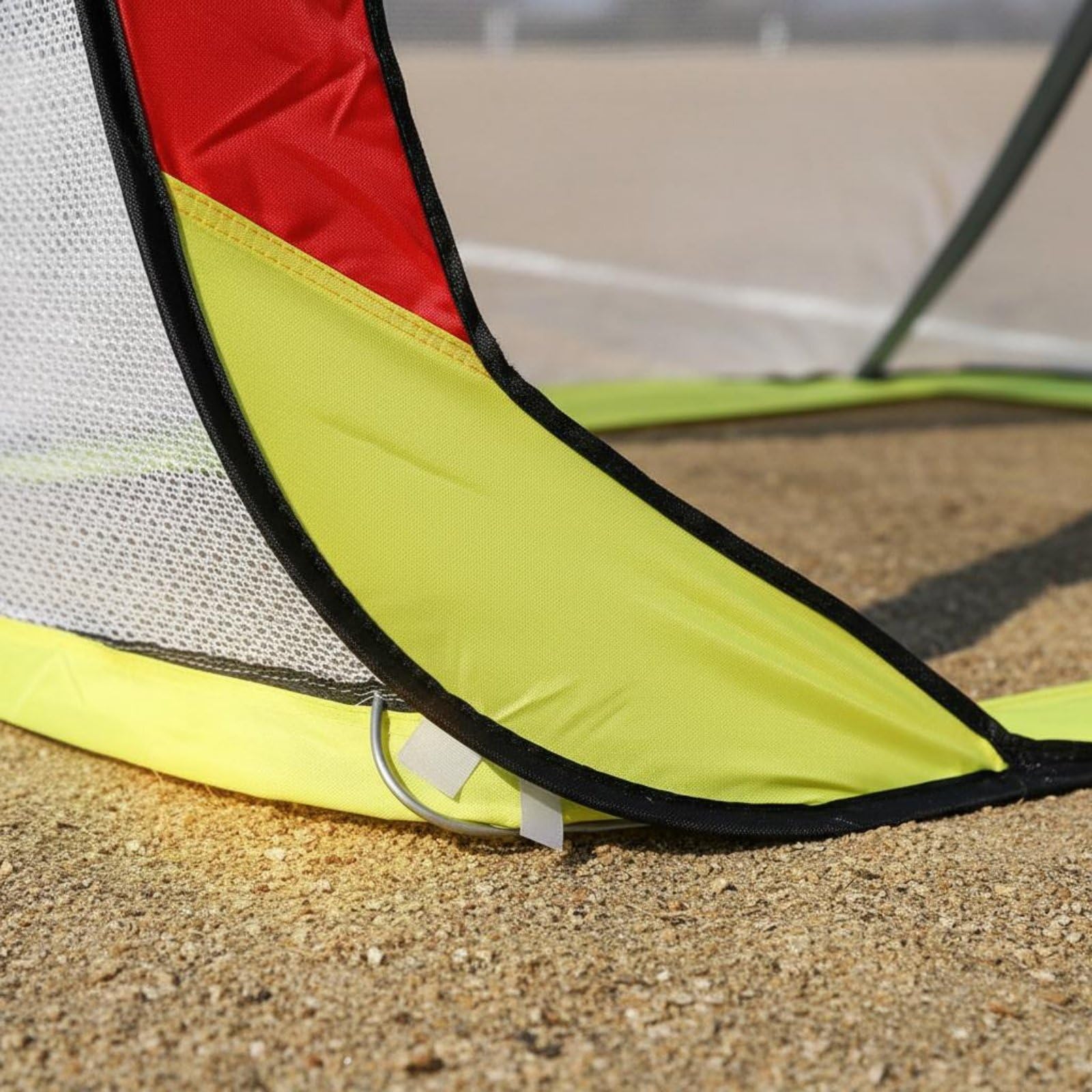 Porta da Calcio Pieghevole Rete Calcio Portatile Mini Porta Allenamento Up Semplice da Aprire con Rete Robusta E Supporto Flessibile in Acciaio Adatta