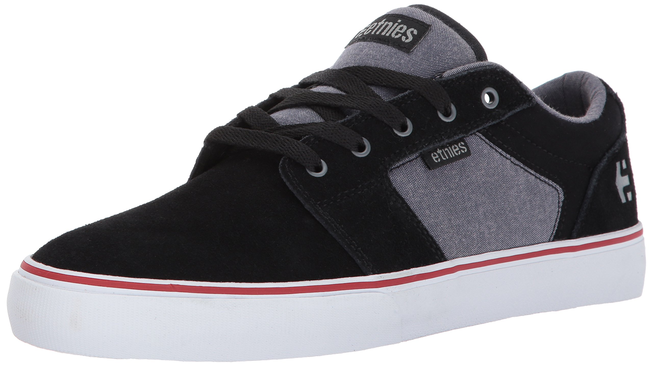 Etnies Barge LS – Classic Skate Look, Slim Vulcanized Silhoutte, Hefty Armored Collar, Reinforced Vulc