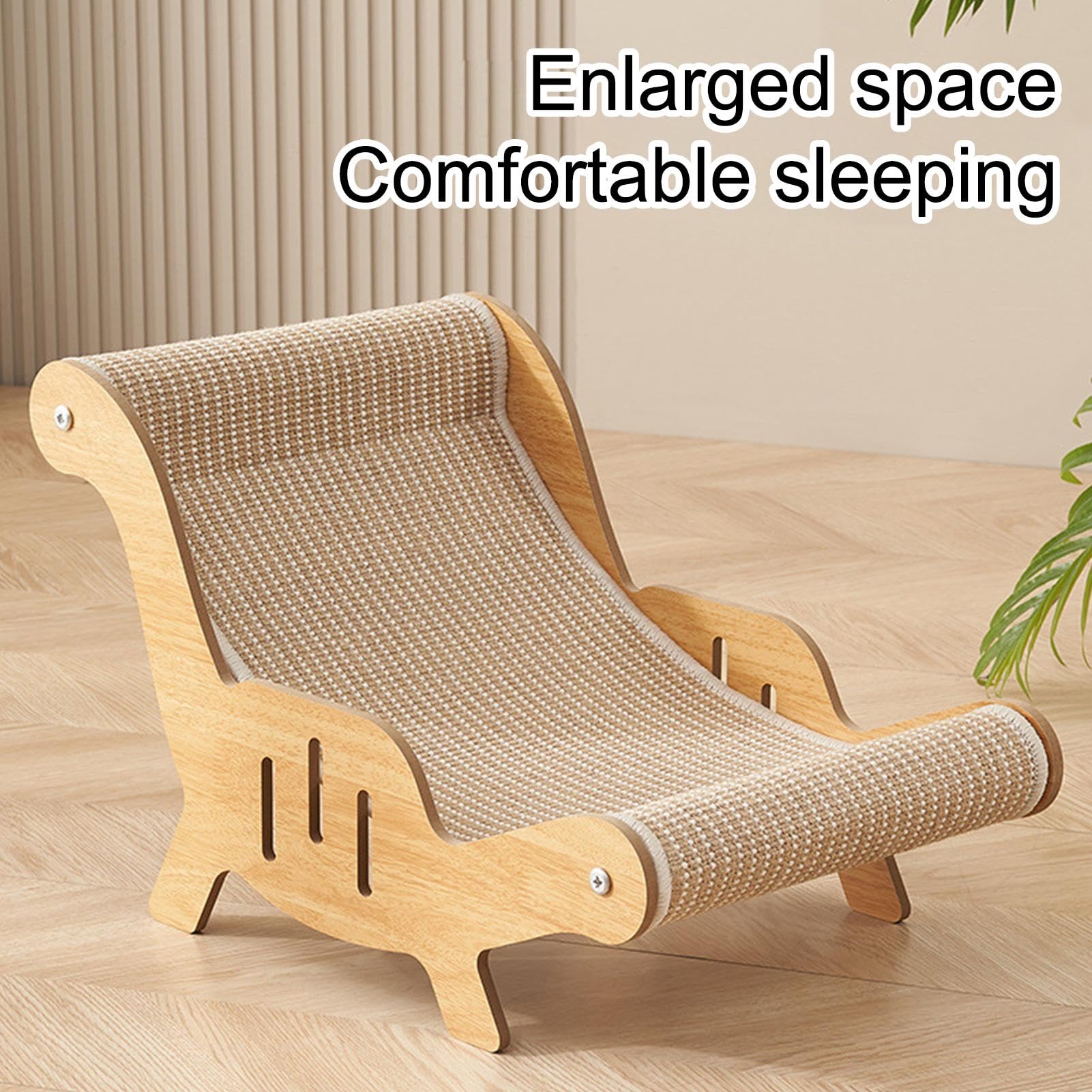 Cat Scracker Sofa - Multifunktionales Sisal-Kratzbett für Kätzchen Kratzsessel, Indoor Kratzkissen, Katzenstuhl Möbel
